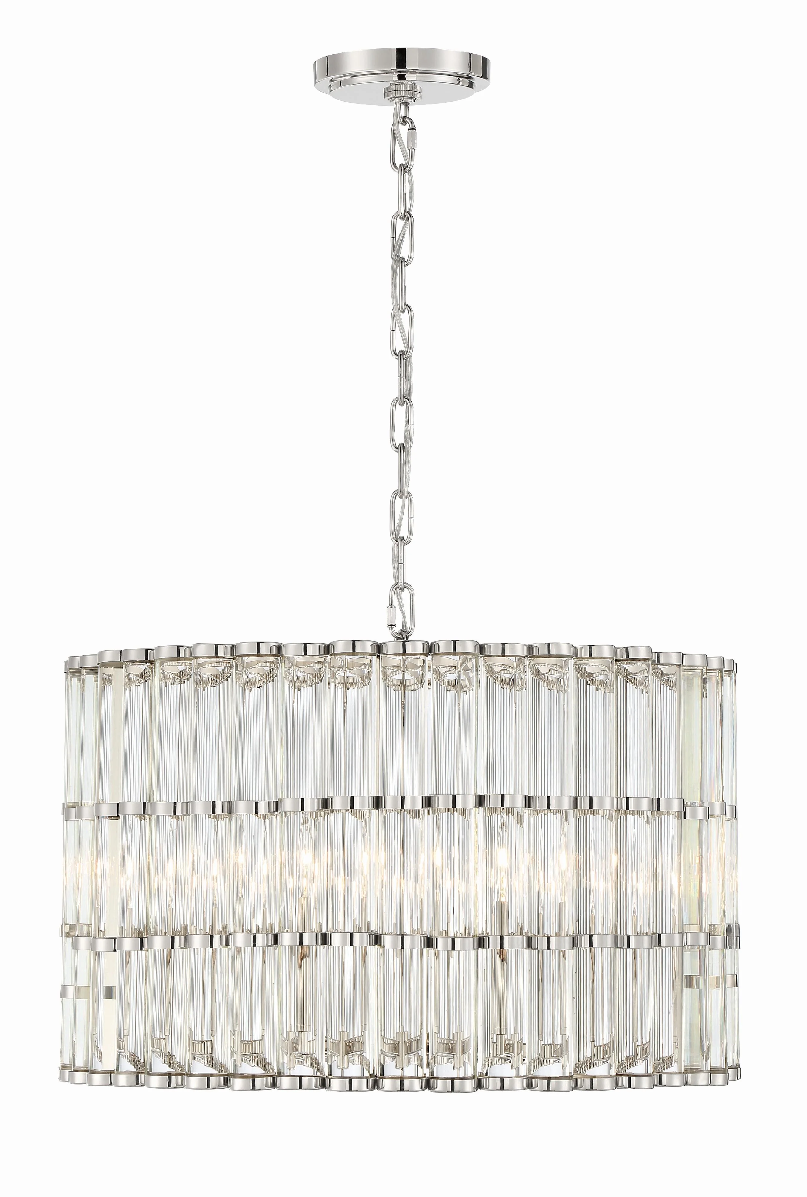 Crystorama Libby Langdon Elliot 22.5'' Polished Nickel Chandelier - Image 2