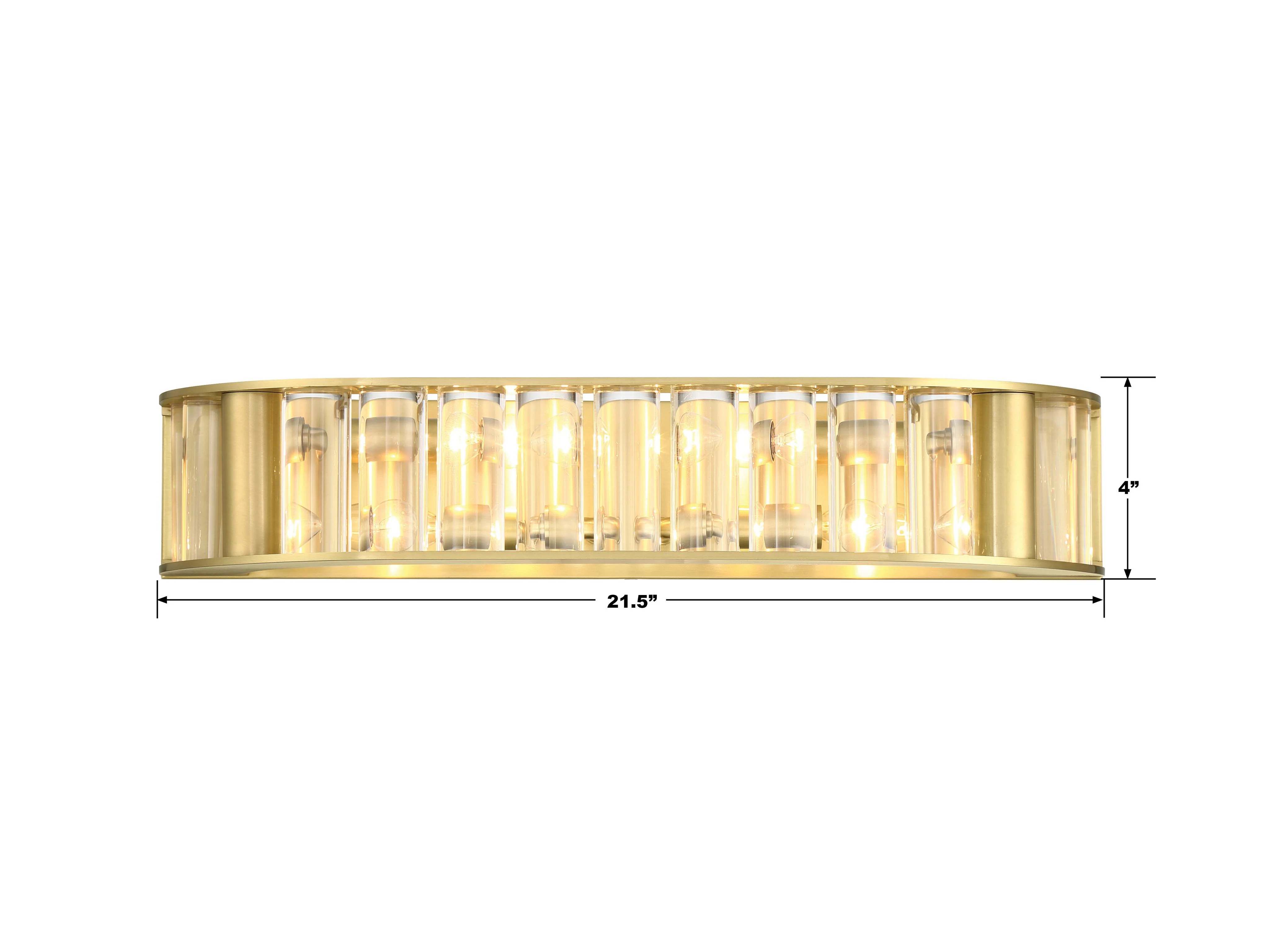 Crystorama Libby Langdon Farris 21.5'' Aged Brass Sconce - Image 4