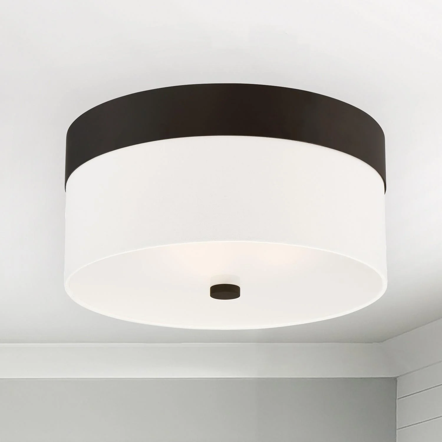 Crystorama Libby Langdon Grayson 16'' Dark Bronze Flush Mount - Image 5