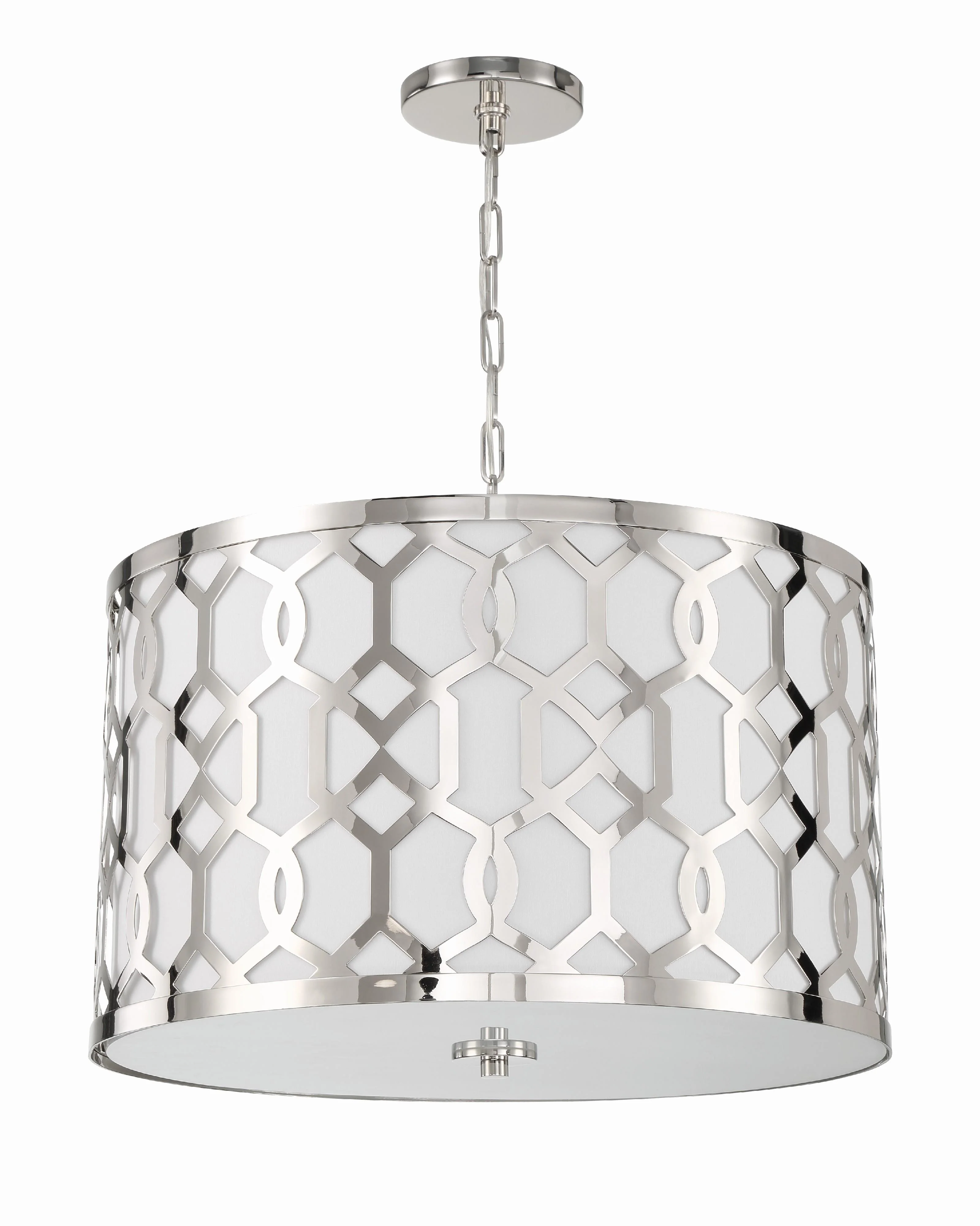Crystorama Libby Langdon Jennings 24.25'' Polished Nickel Pendant - Image 4