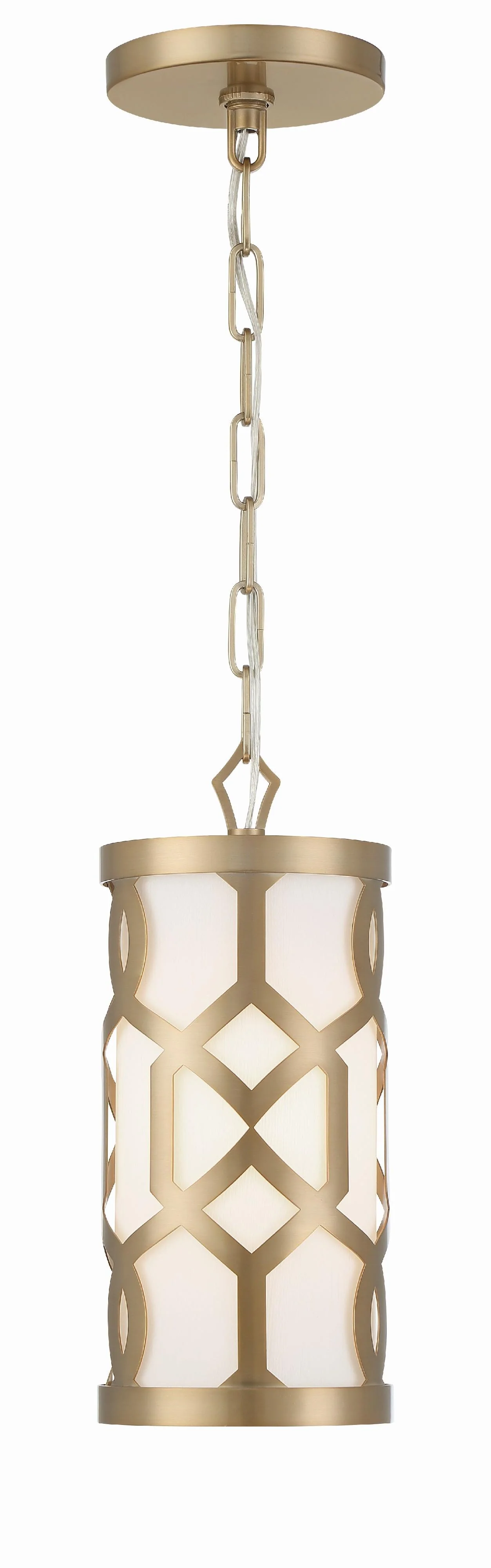 Crystorama Libby Langdon Jennings 6.25'' Aged Brass Pendant - Image 2