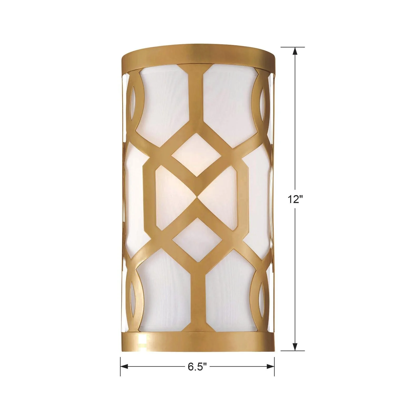 Crystorama Libby Langdon Jennings 6.5'' Aged Brass Sconce - Image 5