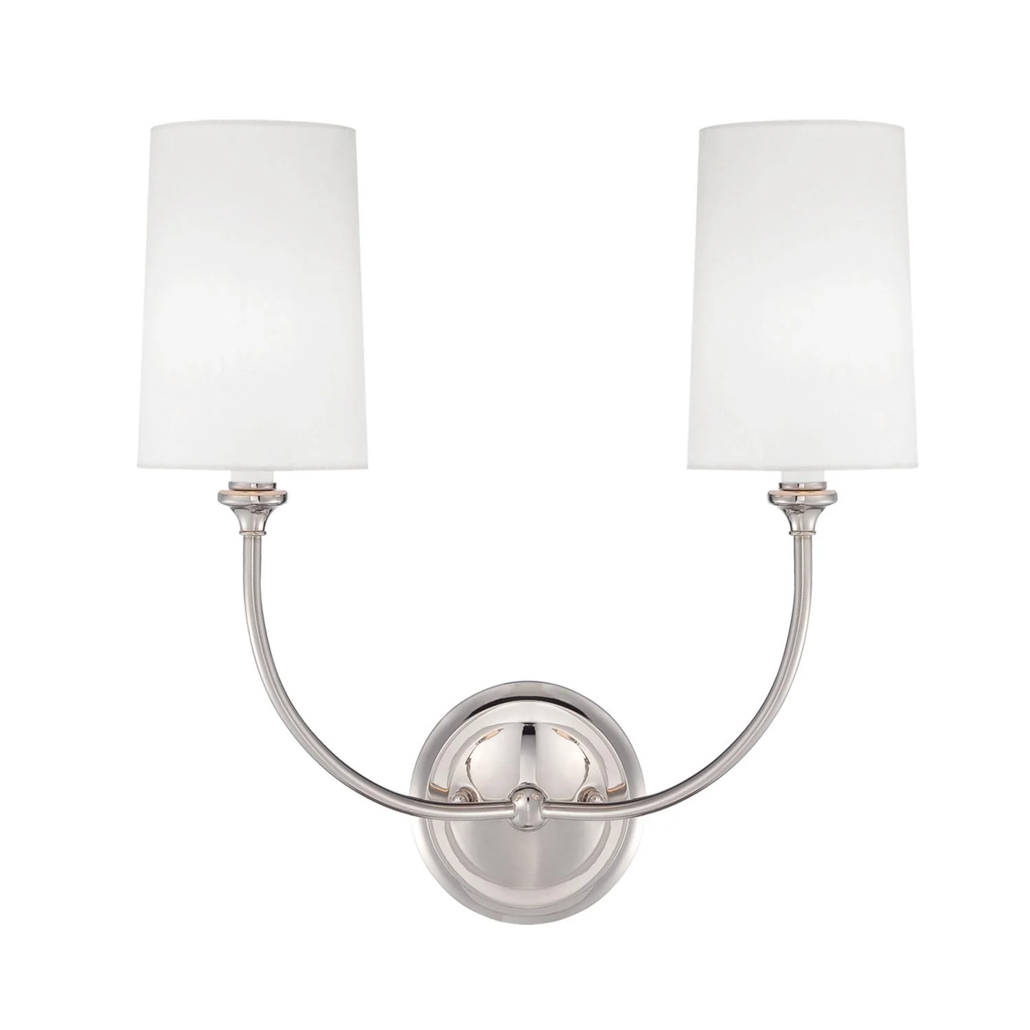 Crystorama Libby Langdon Sylvan 15.5'' Polished Nickel Sconce - Image 4