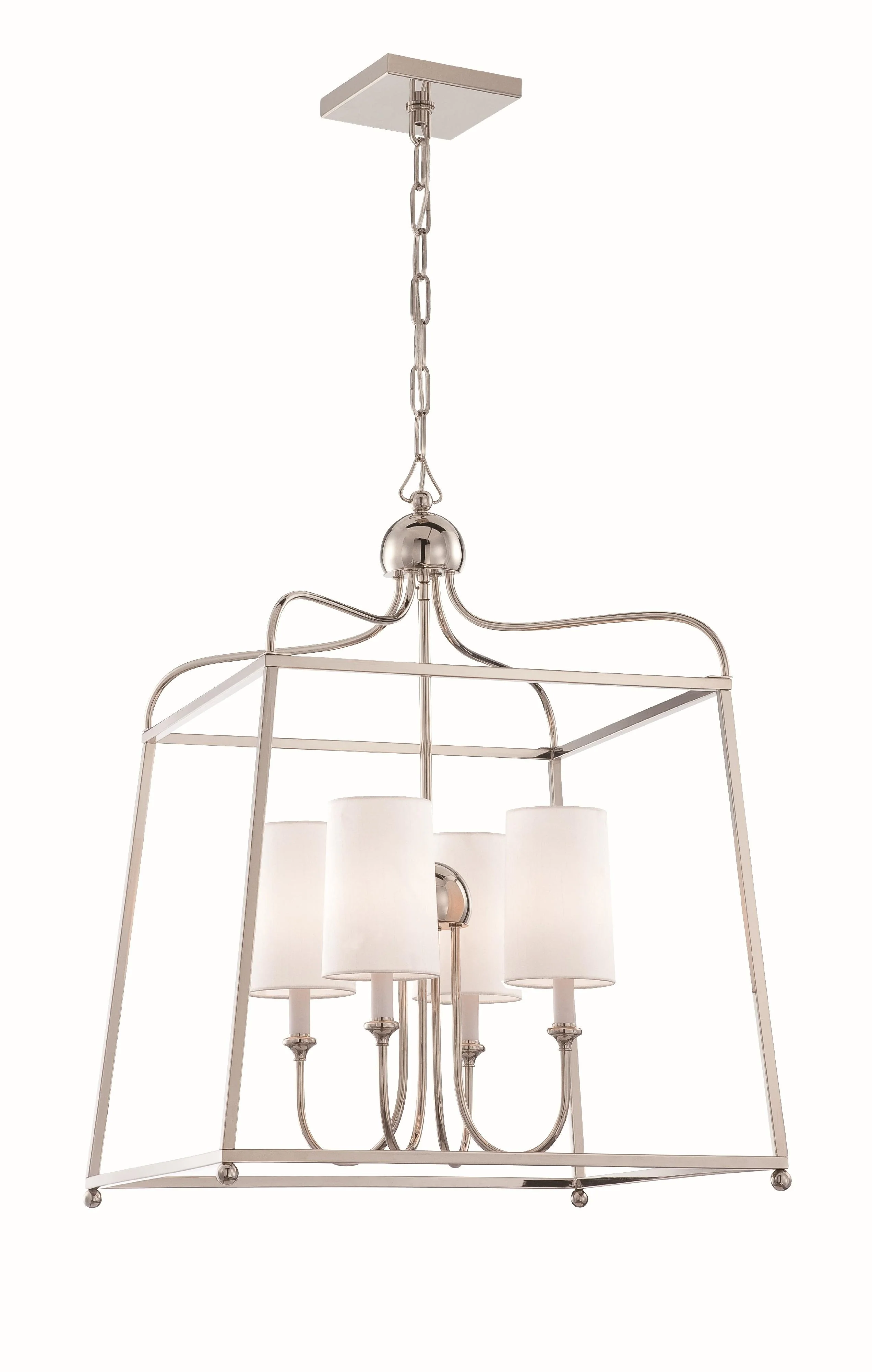 Crystorama Libby Langdon Sylvan 21.5'' Polished Nickel Chandelier