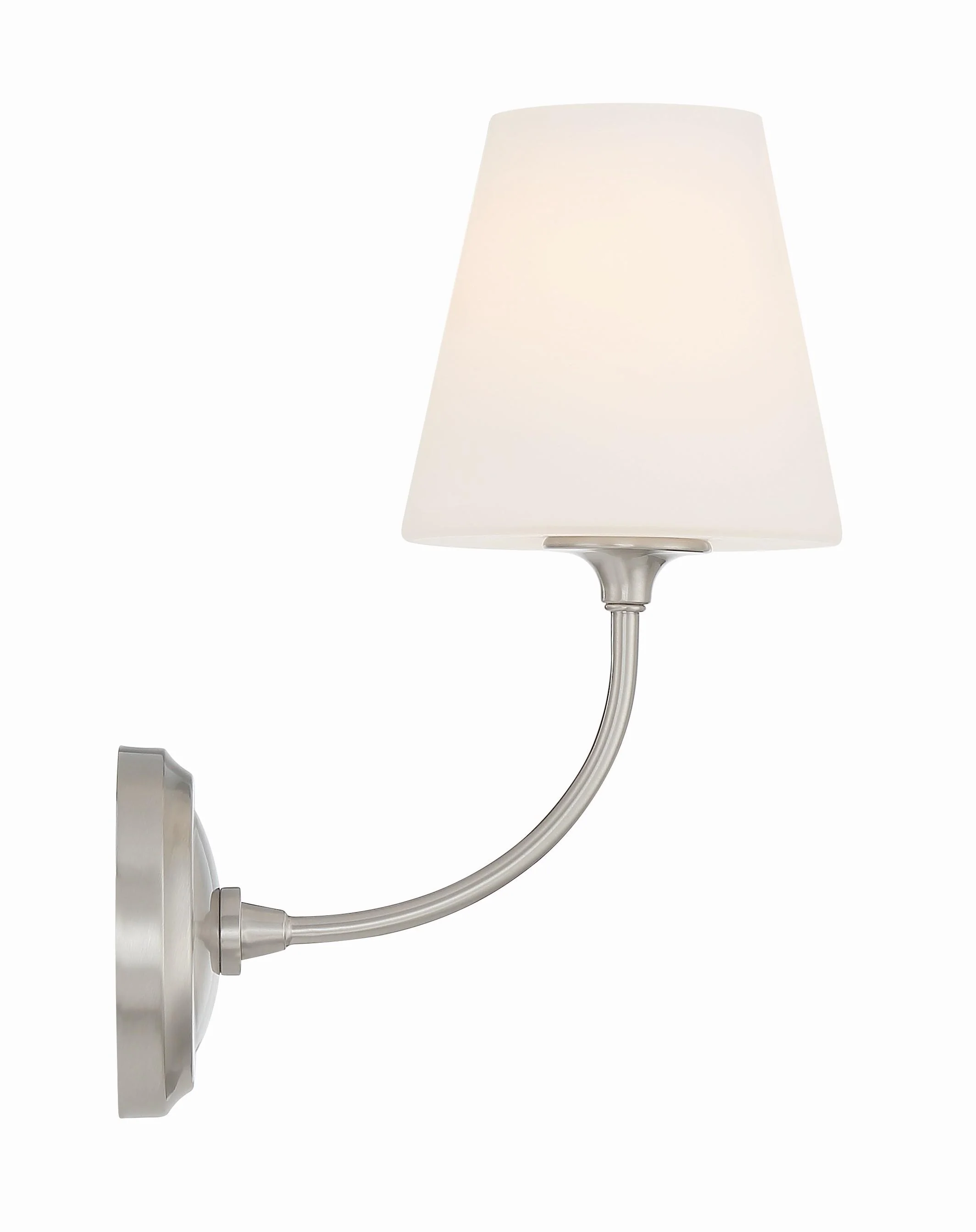 Crystorama Libby Langdon Sylvan 6'' Brushed Nickel Sconce - Image 6