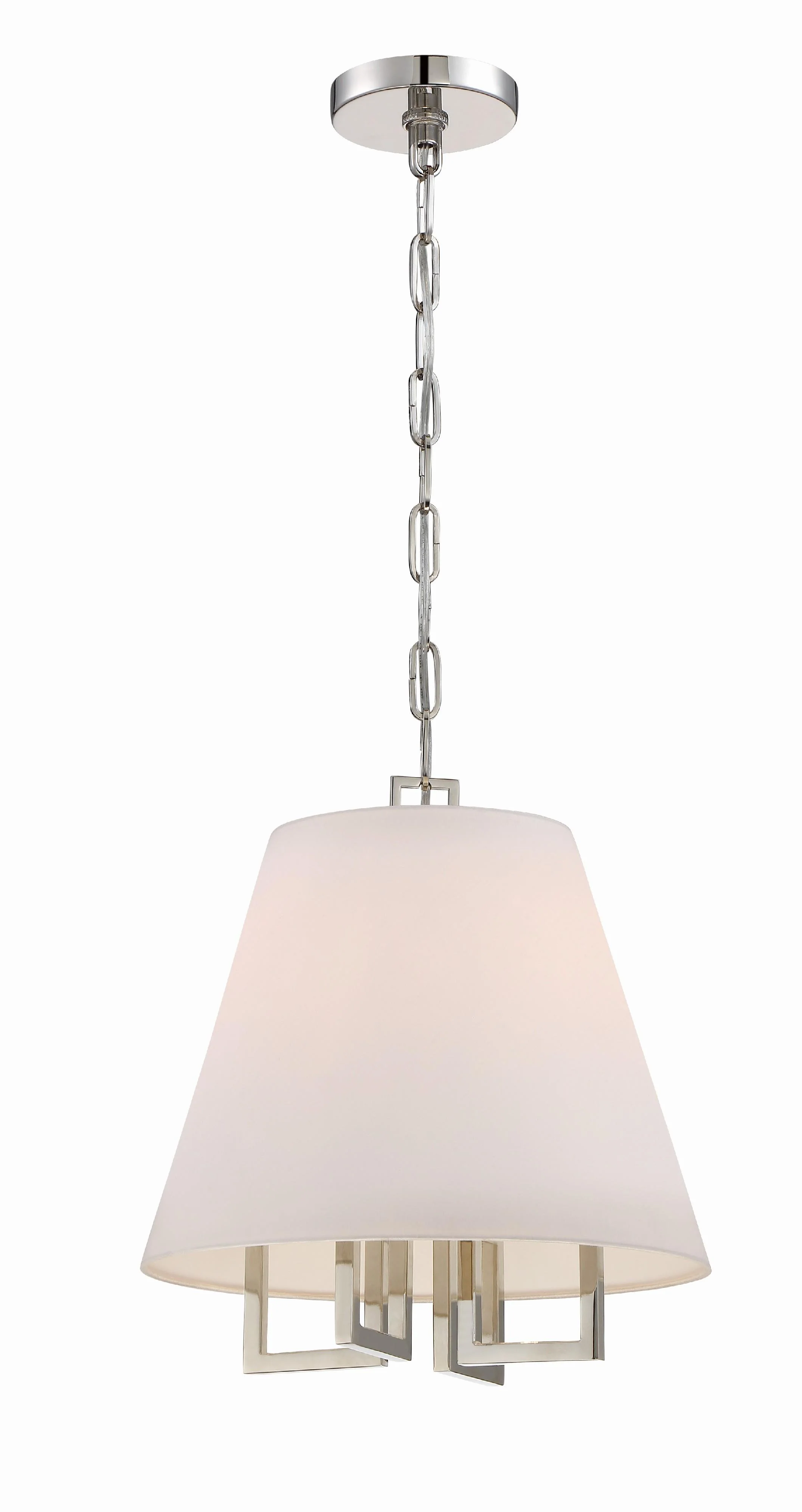 Crystorama Libby Langdon Westwood 13.5'' Polished Nickel Chandelier