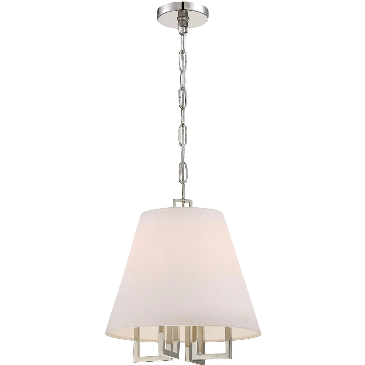 Crystorama Libby Langdon Westwood 13.5'' Polished Nickel Chandelier - Image 4