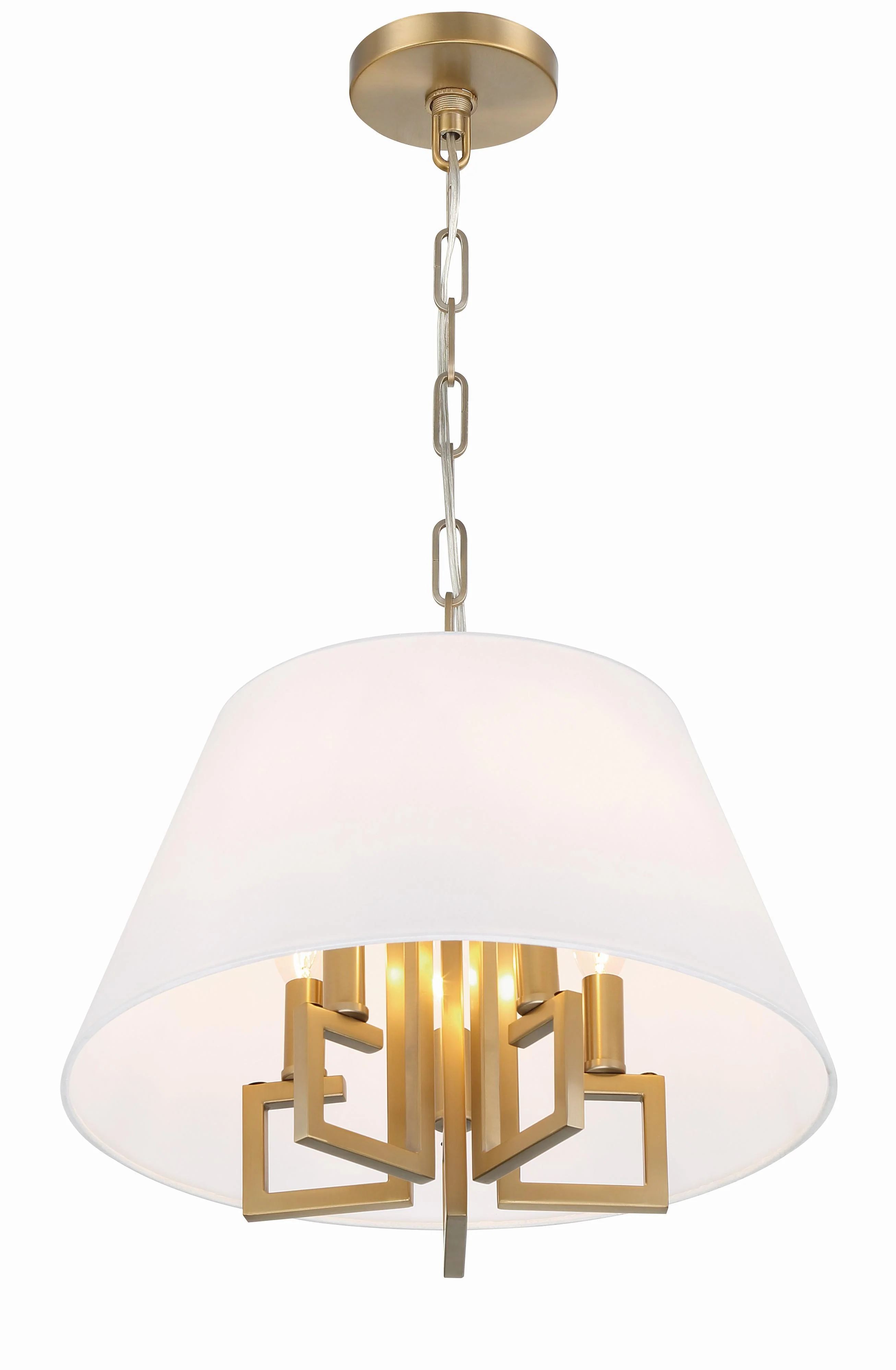 Crystorama Libby Langdon Westwood 16'' Vibrant Gold Chandelier - Image 4