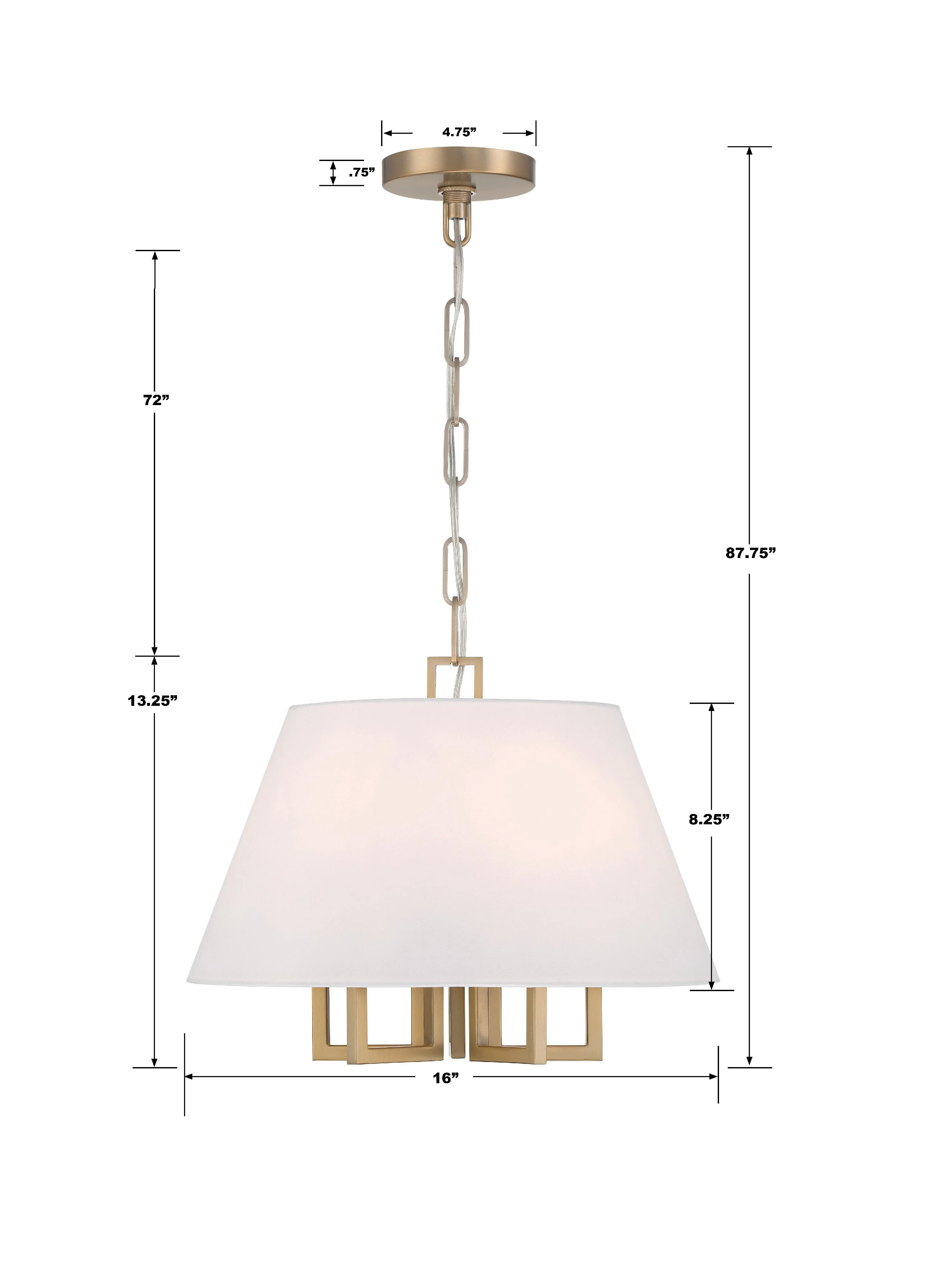 Crystorama Libby Langdon Westwood 16'' Vibrant Gold Chandelier - Image 7
