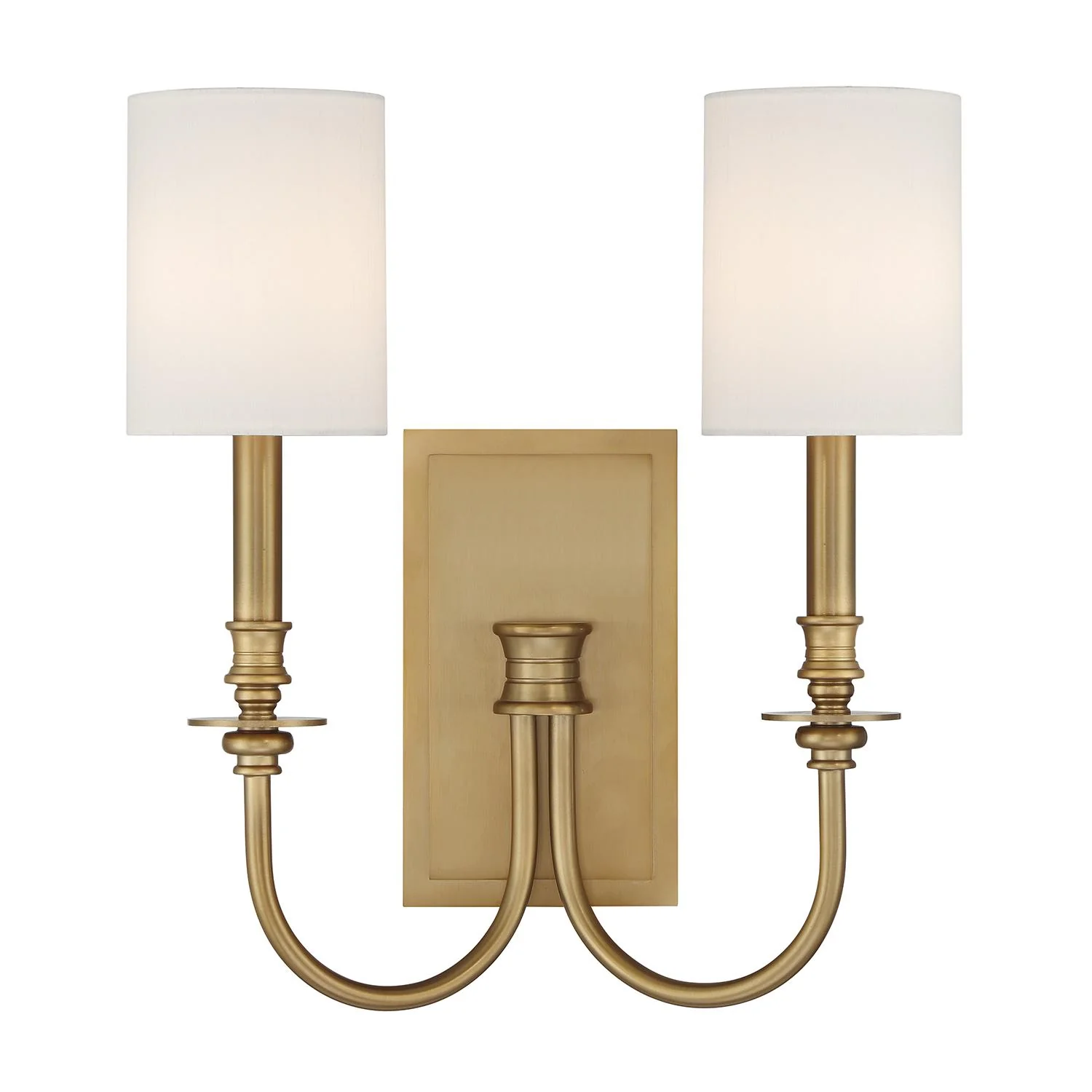 Crystorama Lloyd 14.5'' Aged Brass Sconce