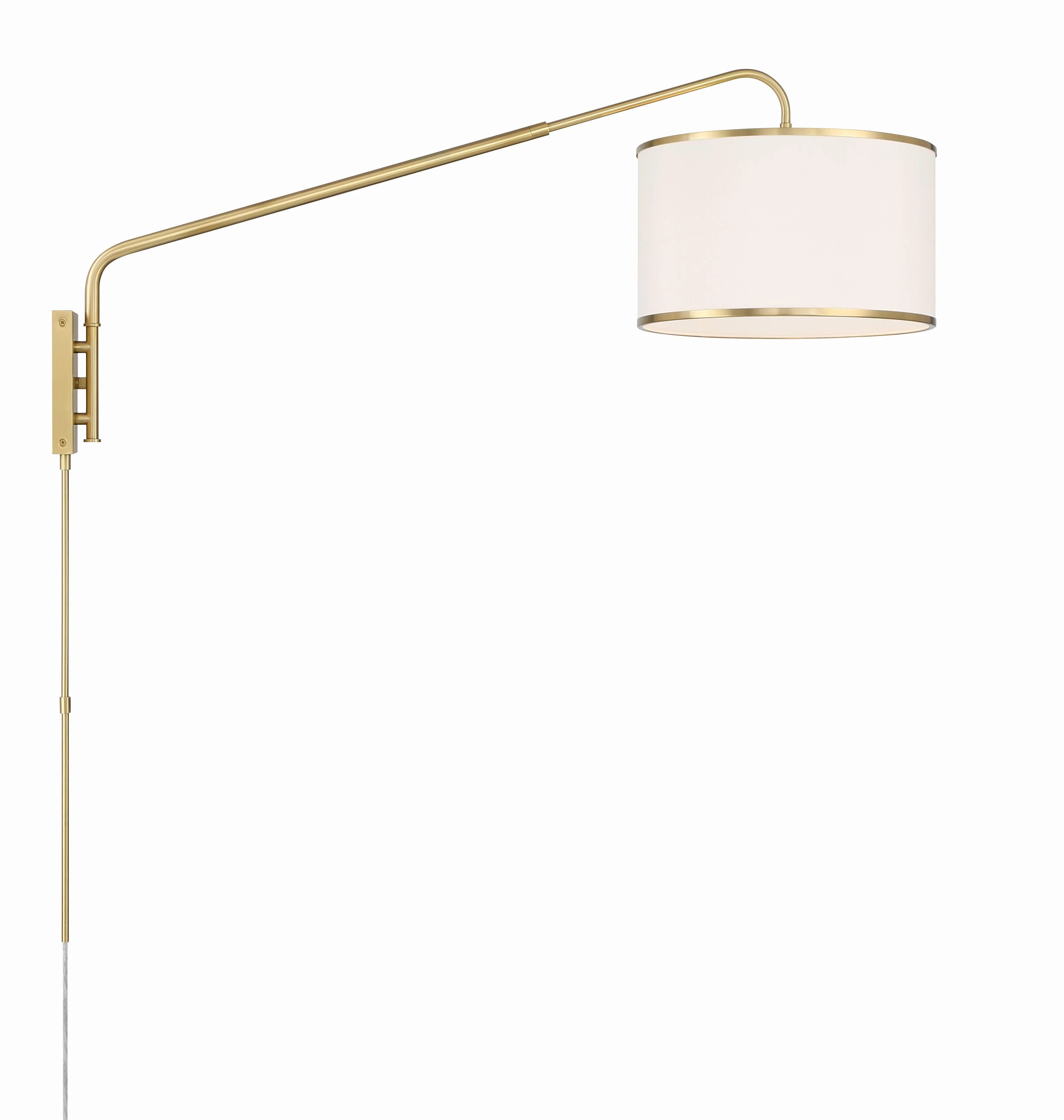 Crystorama Mallory 15'' Soft Brass Task Sconce - Image 2