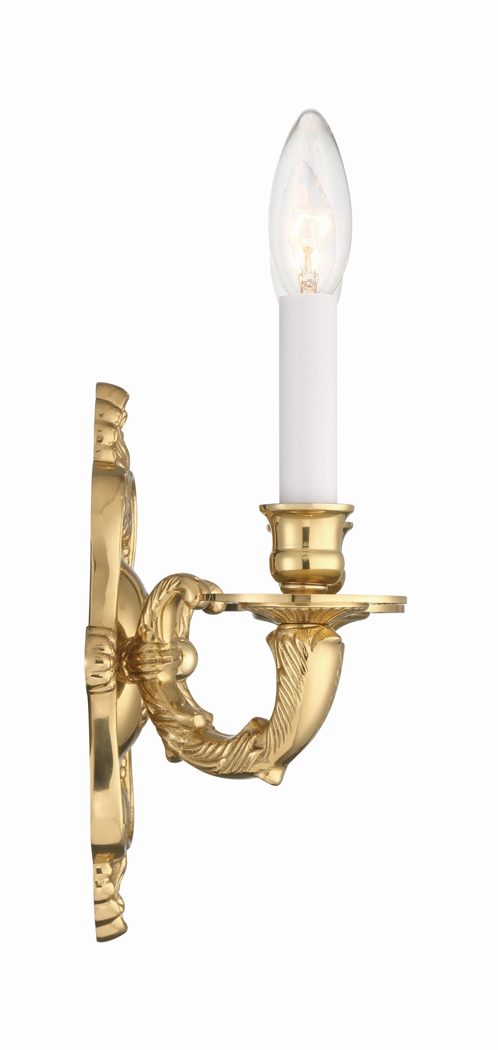 Crystorama Marlowe 10'' Polished Brass Sconce - Image 3