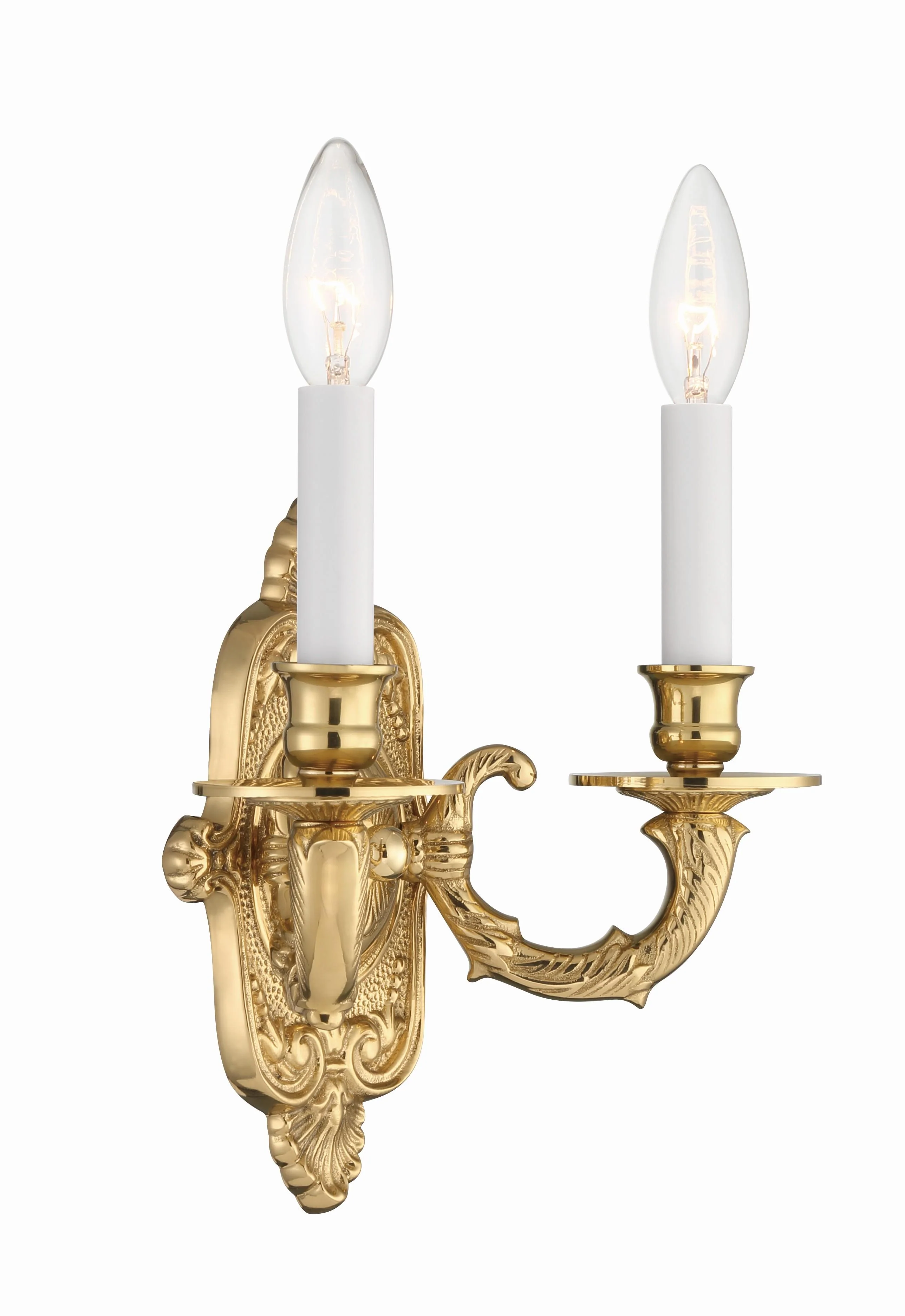 Crystorama Marlowe 10'' Polished Brass Sconce - Image 4