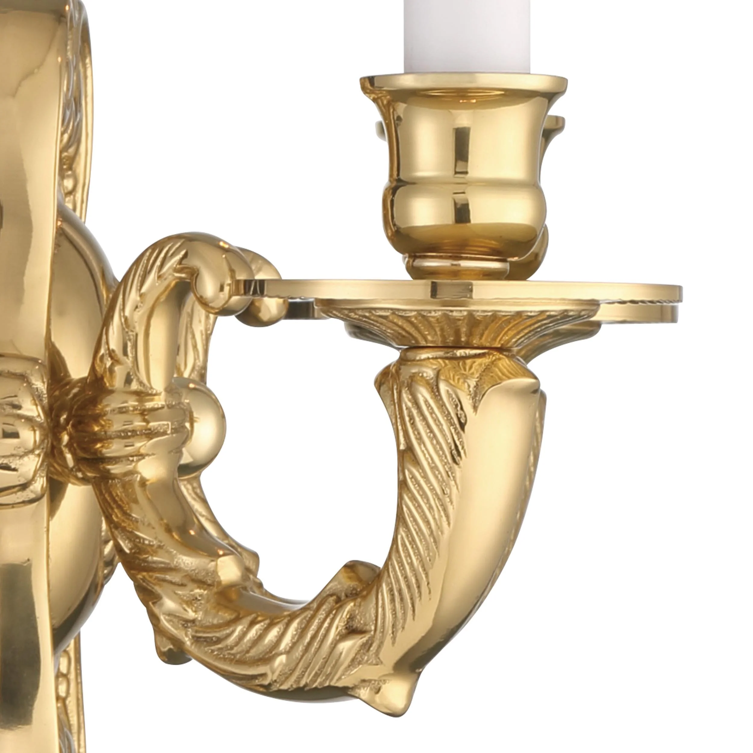 Crystorama Marlowe 10'' Polished Brass Sconce - Image 6