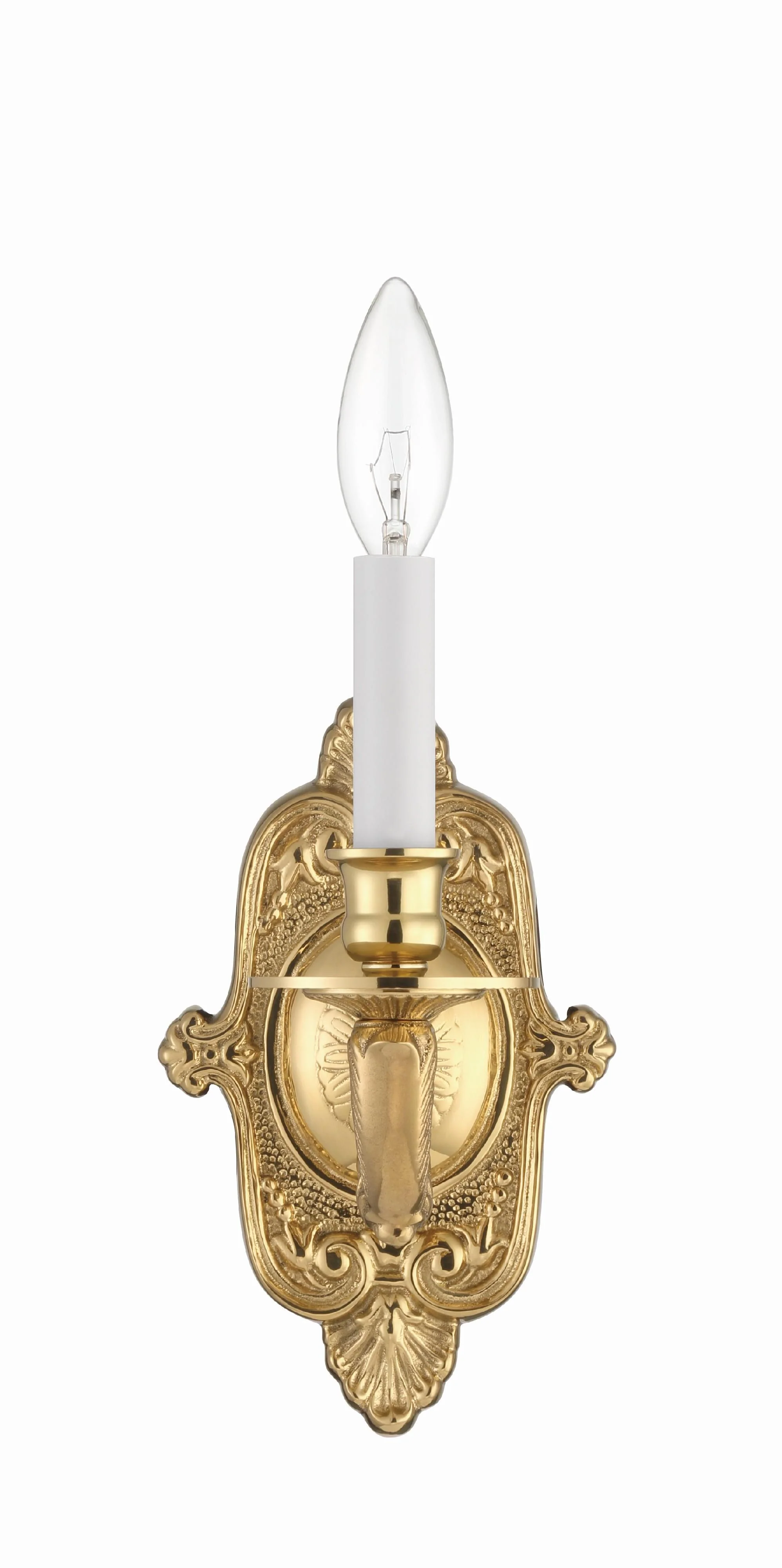 Crystorama Marlowe 5'' Polished Brass Sconce - Image 2