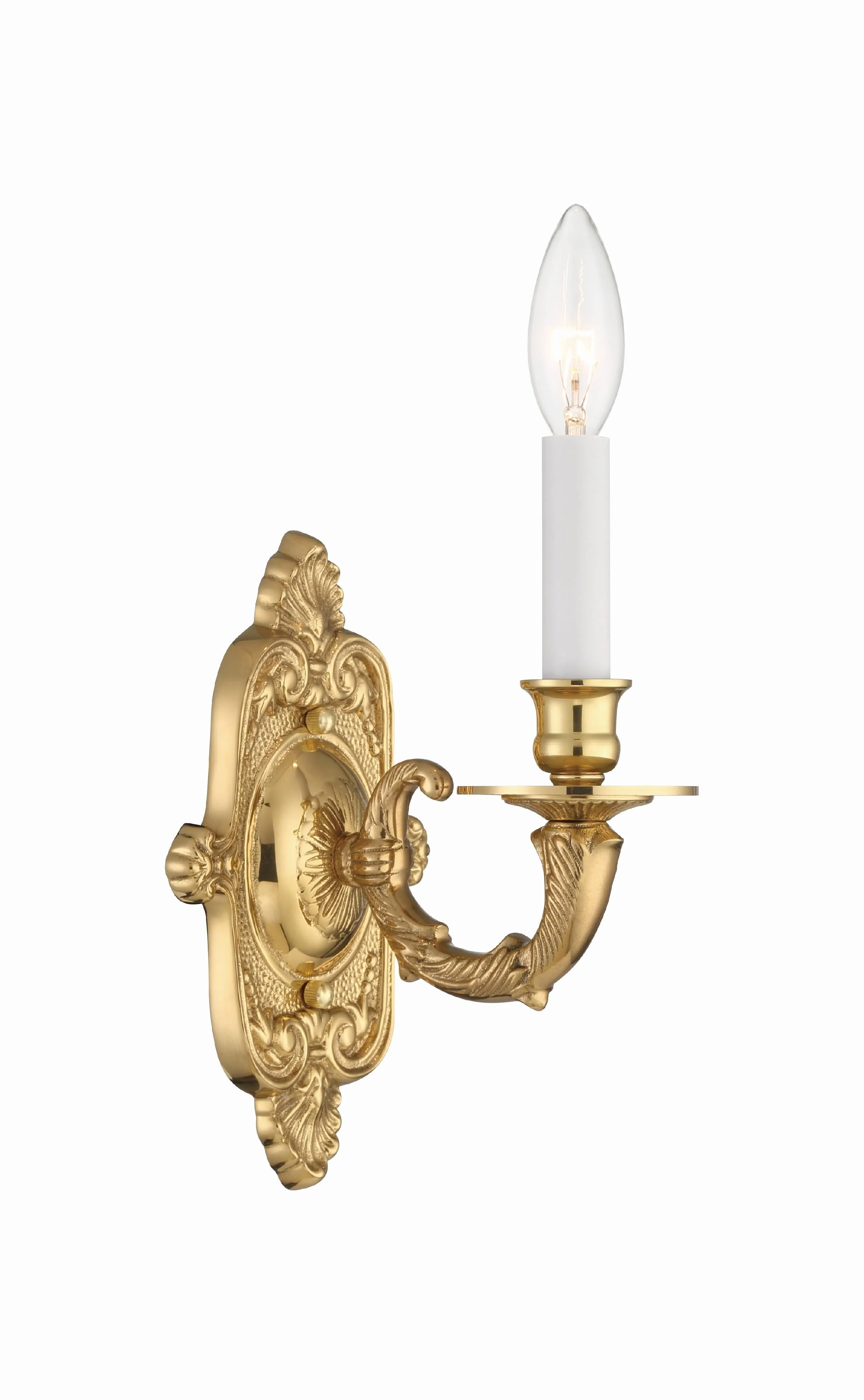 Crystorama Marlowe 5'' Polished Brass Sconce - Image 4