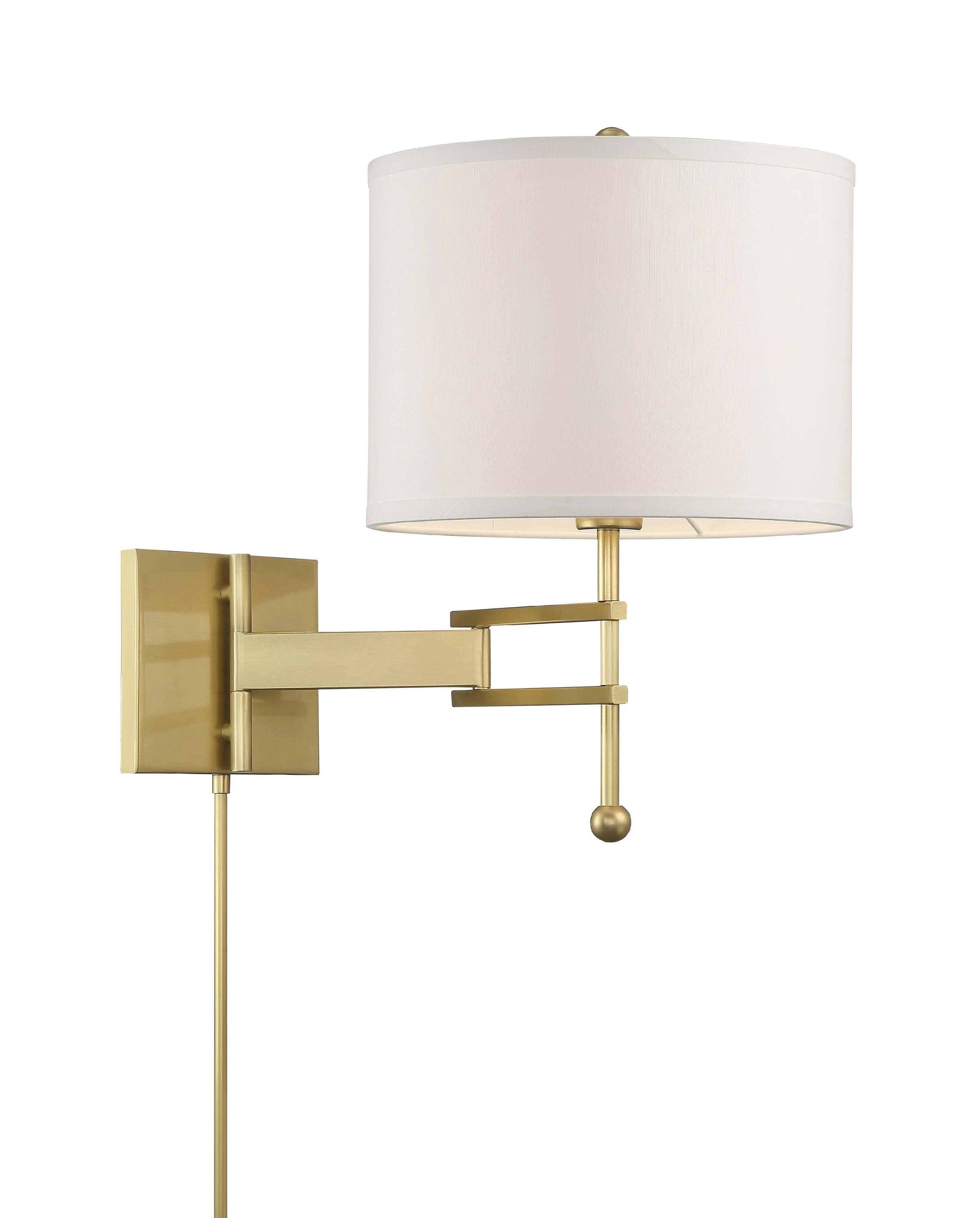Crystorama Marshall 12.5'' Aged Brass Task Sconce - Image 3