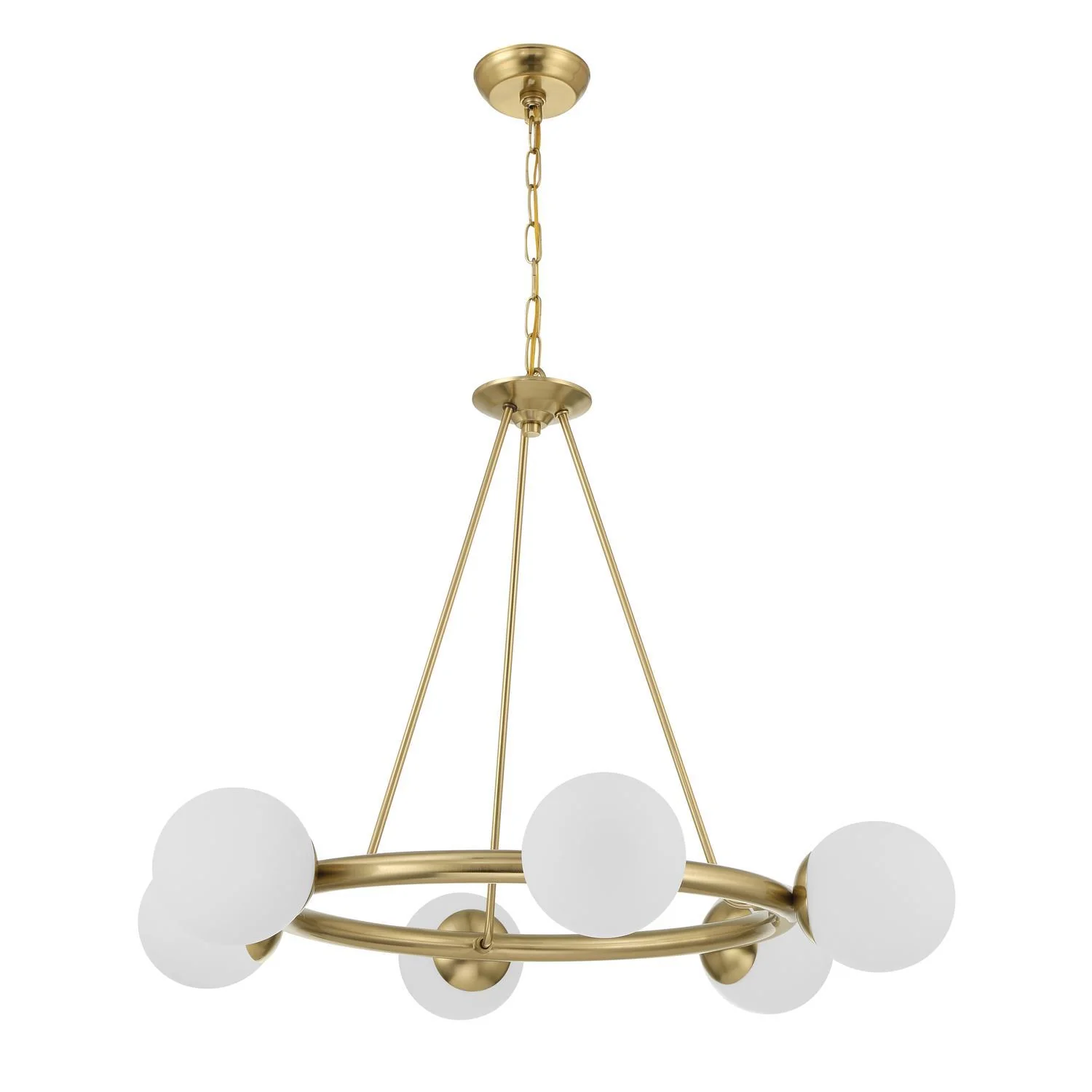 Crystorama Maverick 33.5'' Vibrant Gold Chandelier - Image 4