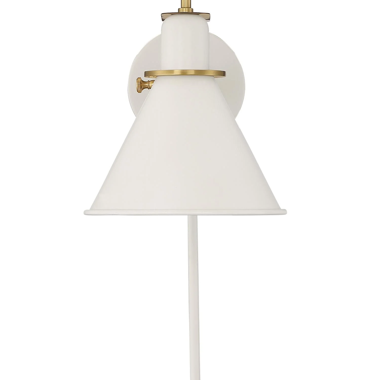 Crystorama Medford 7'' White Task Sconce - Image 5