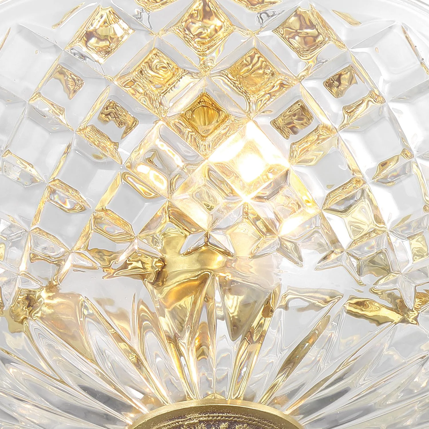 Crystorama Milton 10'' Olde Brass Semi Flush Mount - Image 6