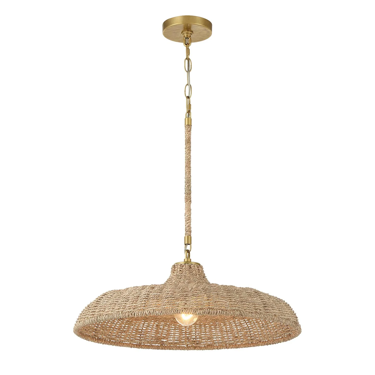 Crystorama Odessa 20.5'' Soft Gold Pendant