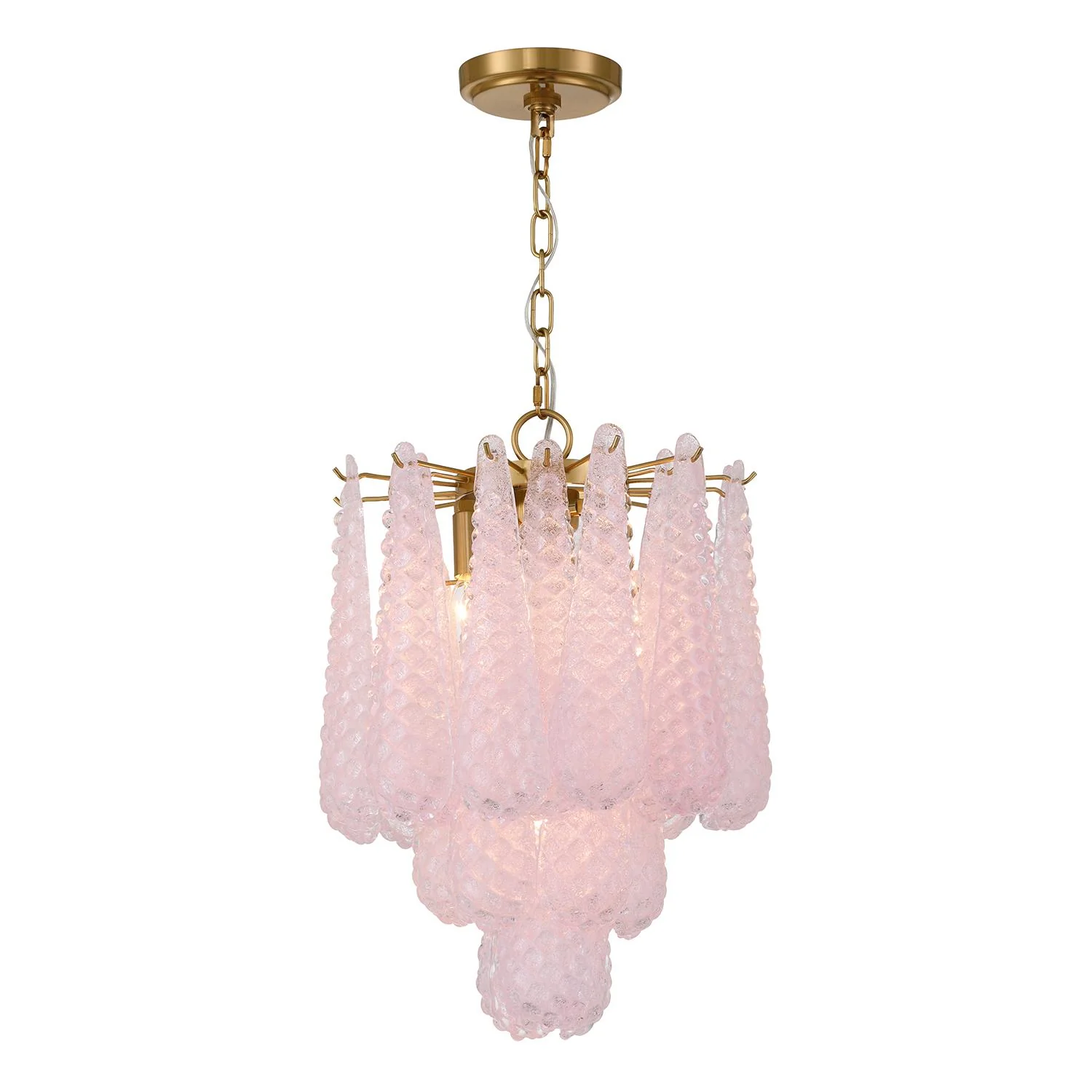 Crystorama Ollie 14.25'' Aged Brass Chandelier