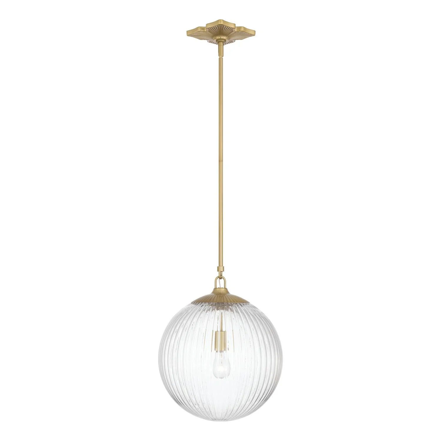 Crystorama Orly 14'' Aged Brass Pendant - Image 3