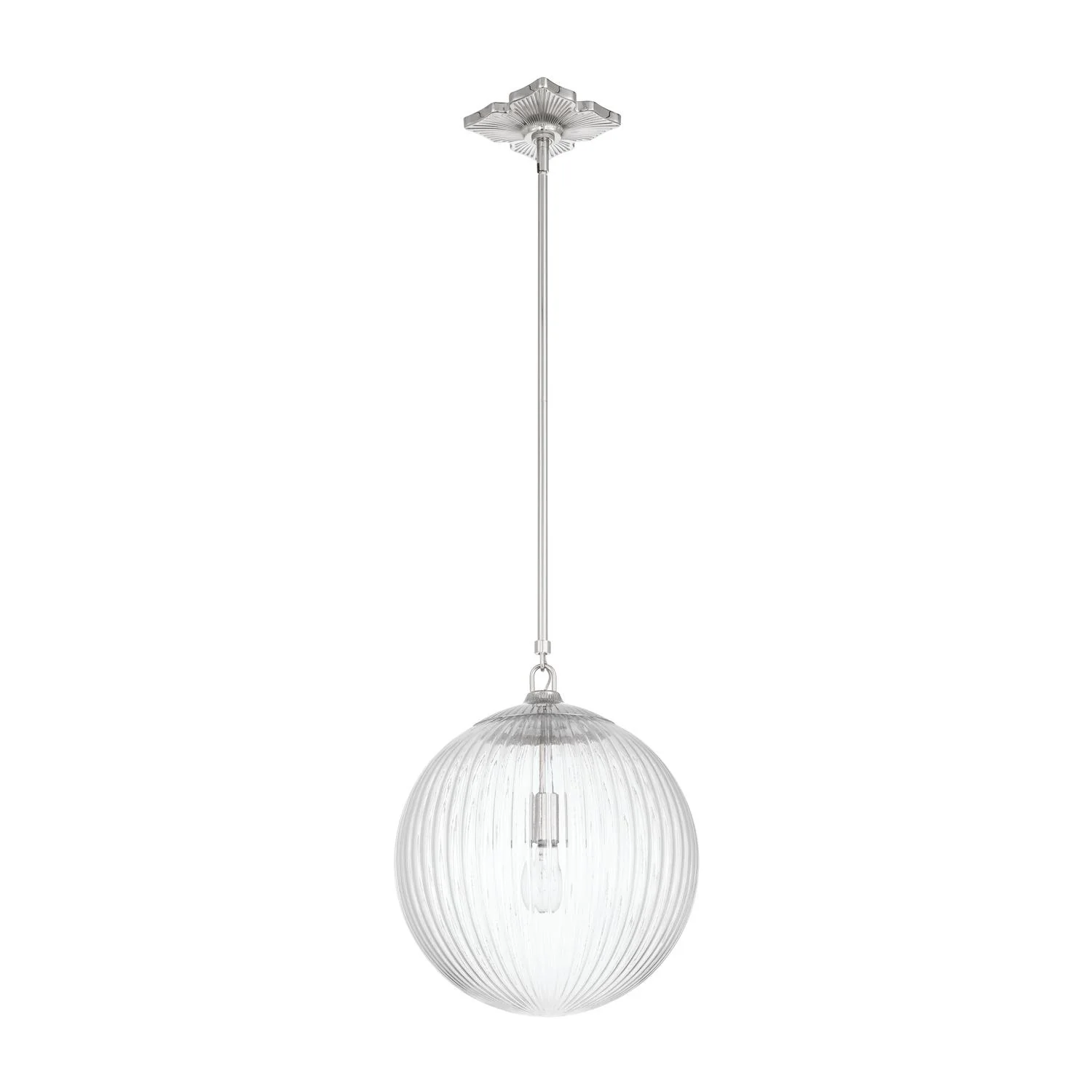 Crystorama Orly 14'' Polished Nickel Pendant - Image 2