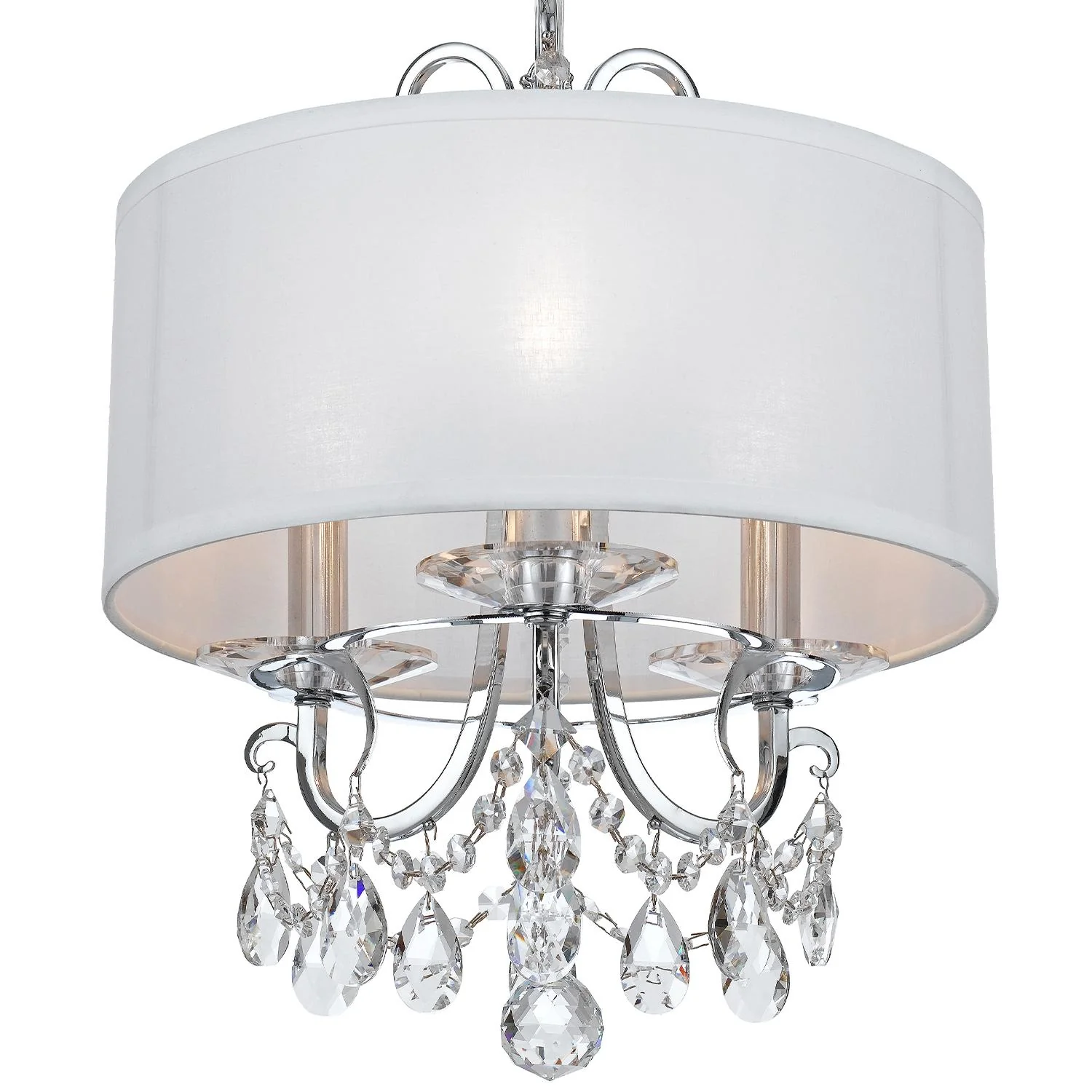 Crystorama Othello 14'' Hand Cut Crystal Polished Chrome Chandelier - Image 5