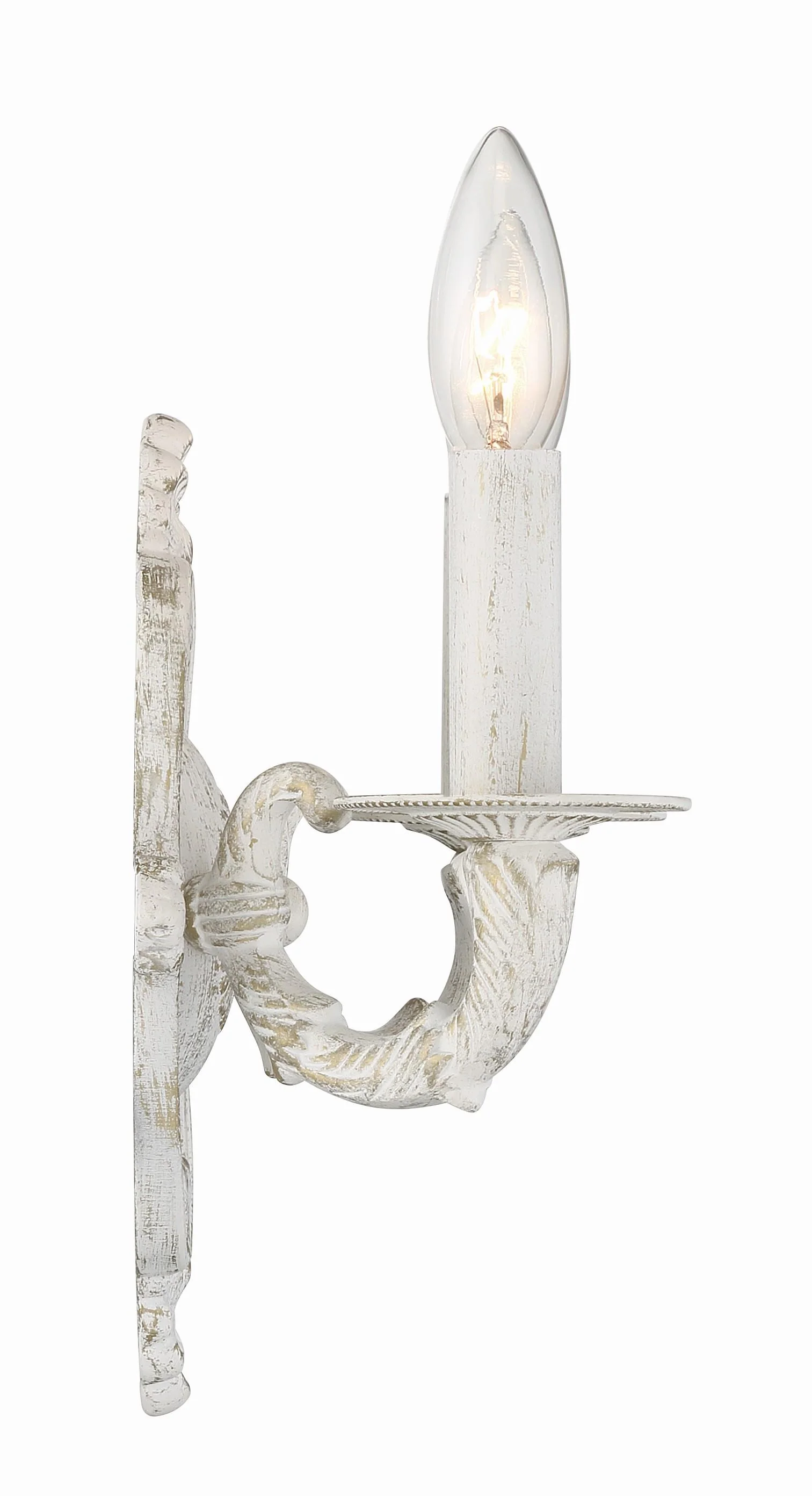 Crystorama Paris Market 10'' Antique White Sconce - Image 2