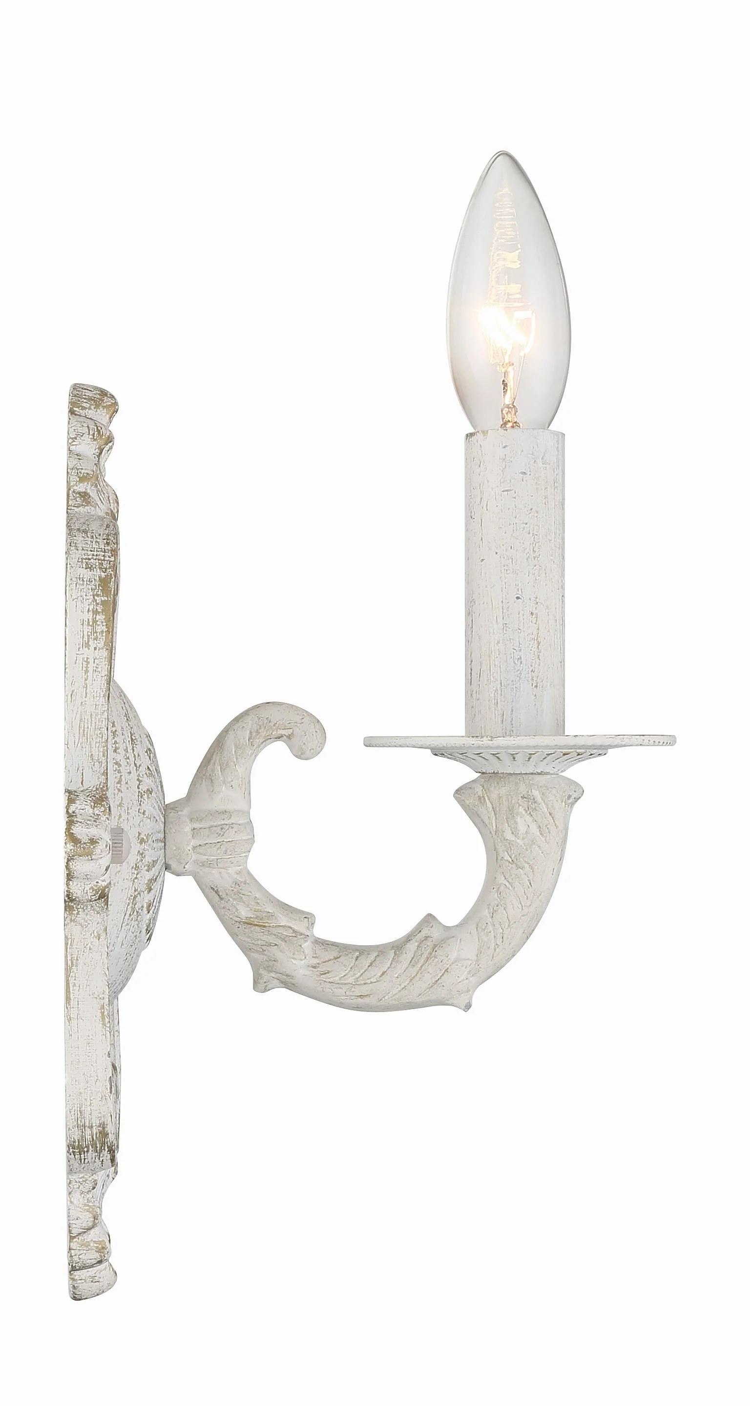 Crystorama Paris Market 5'' Antique White Sconce - Image 2