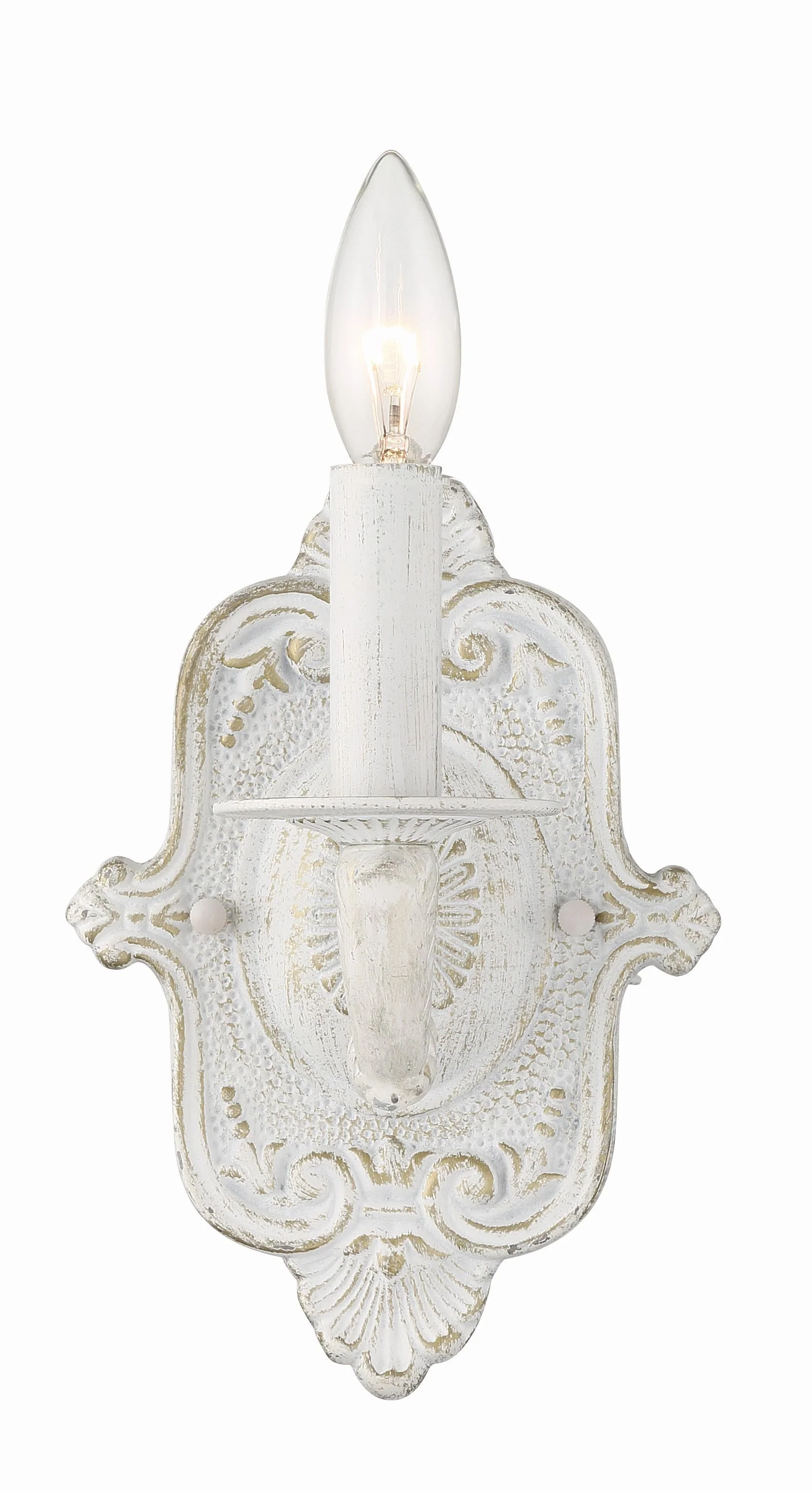 Crystorama Paris Market 5'' Antique White Sconce - Image 4