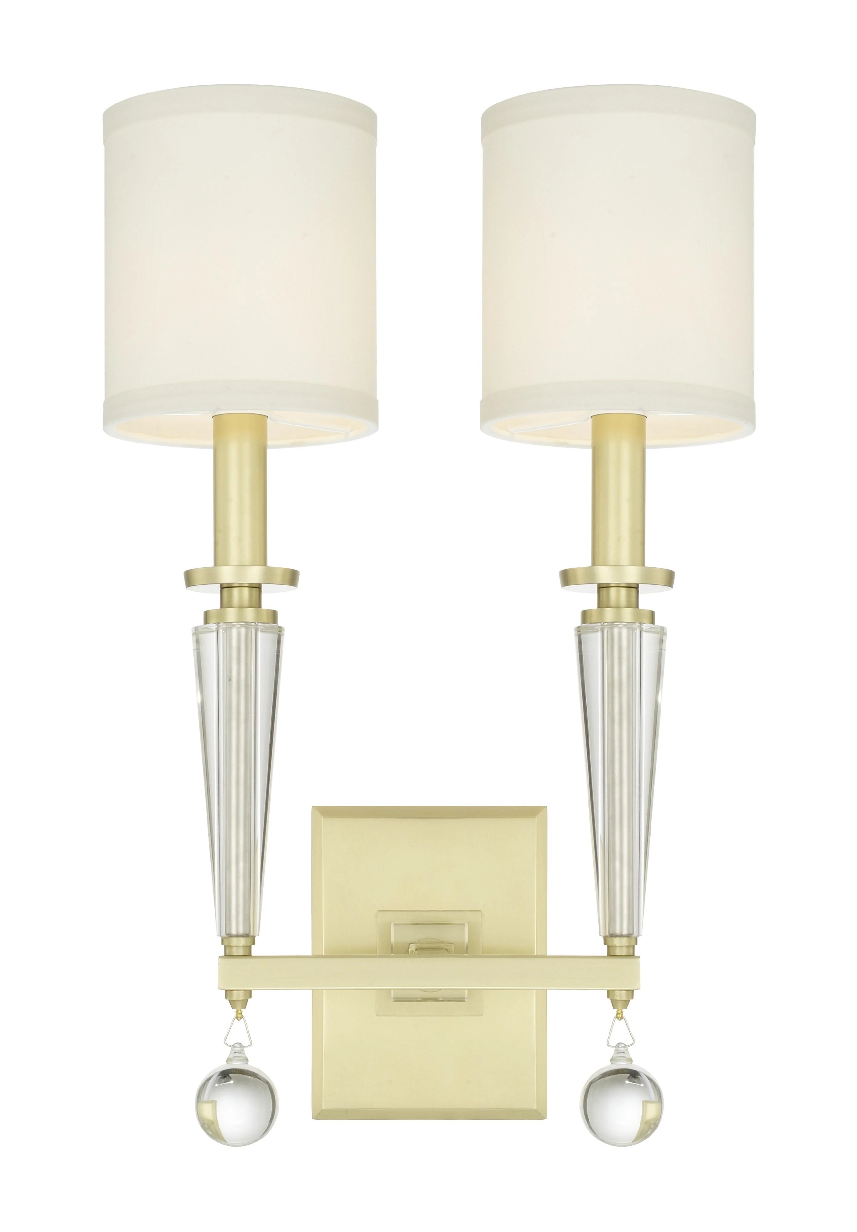 Crystorama Paxton 11.5'' Aged Brass Sconce - Image 2