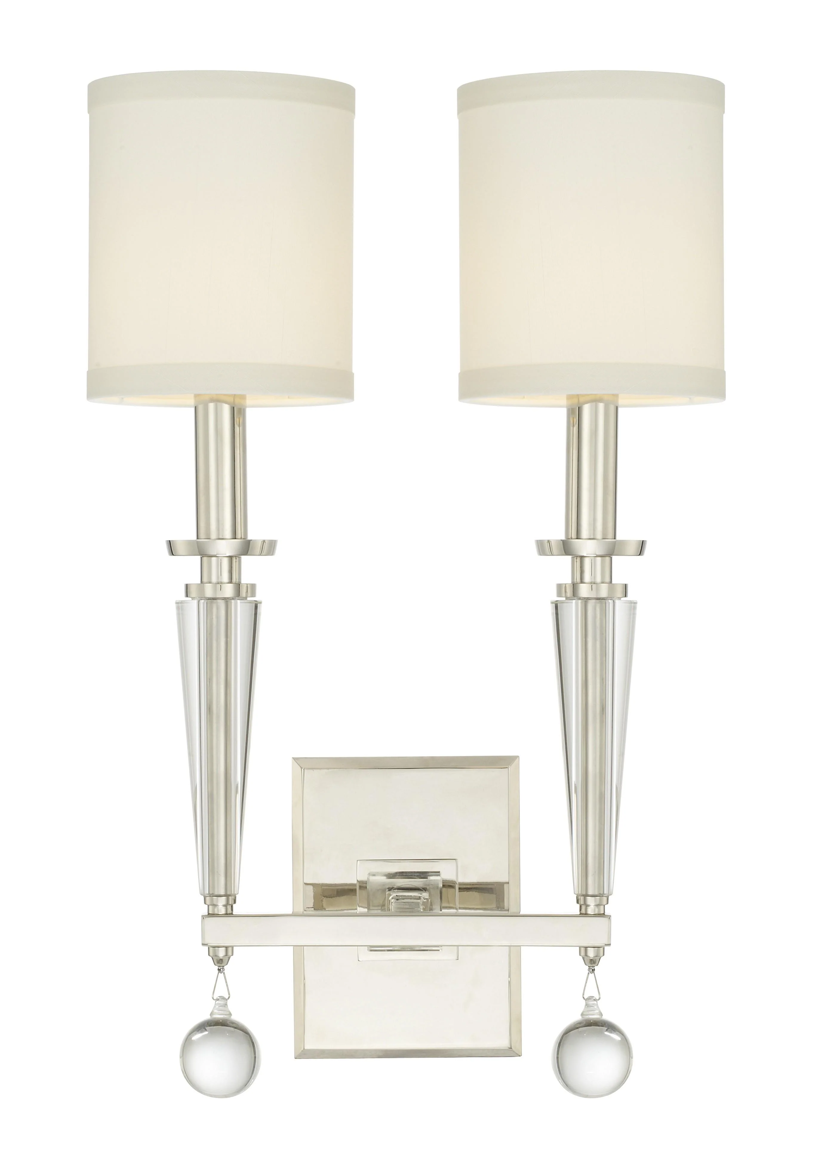 Crystorama Paxton 11.5'' Polished Nickel Sconce - Image 2