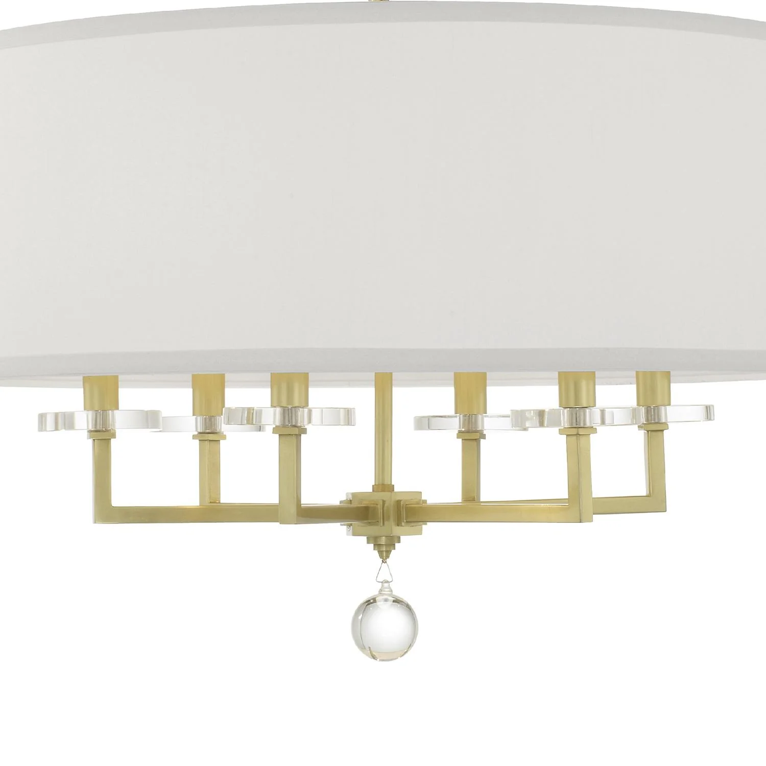 Crystorama Paxton 25.5'' Aged Brass Chandelier - Image 4