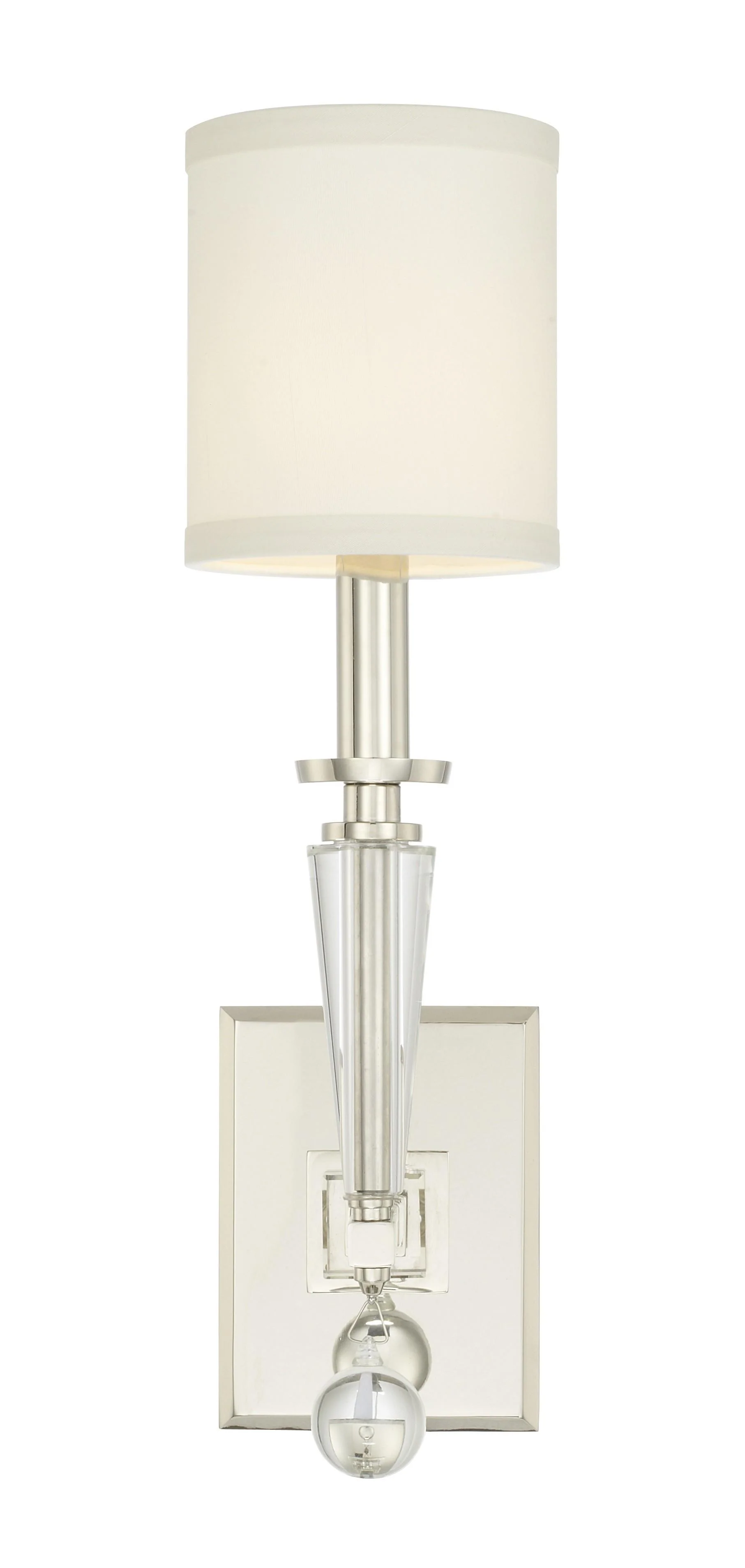 Crystorama Paxton 5'' Polished Nickel Sconce - Image 2
