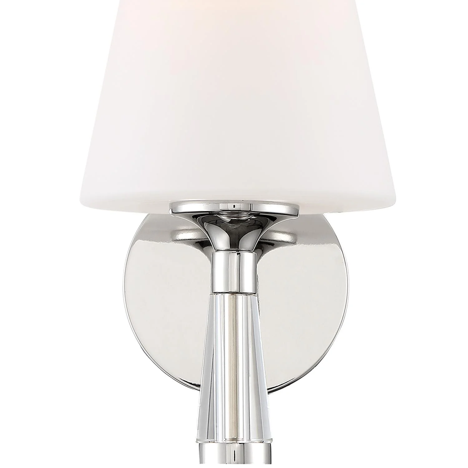 Crystorama Ramsey 6'' Polished Nickel Sconce - Image 3
