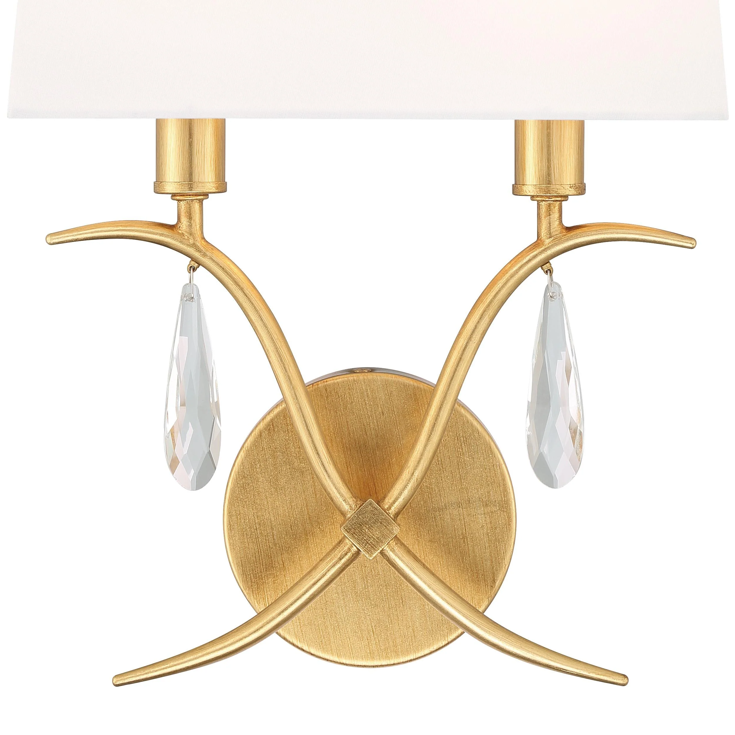 Crystorama Rollins 10'' Antique Gold Sconce - Image 5