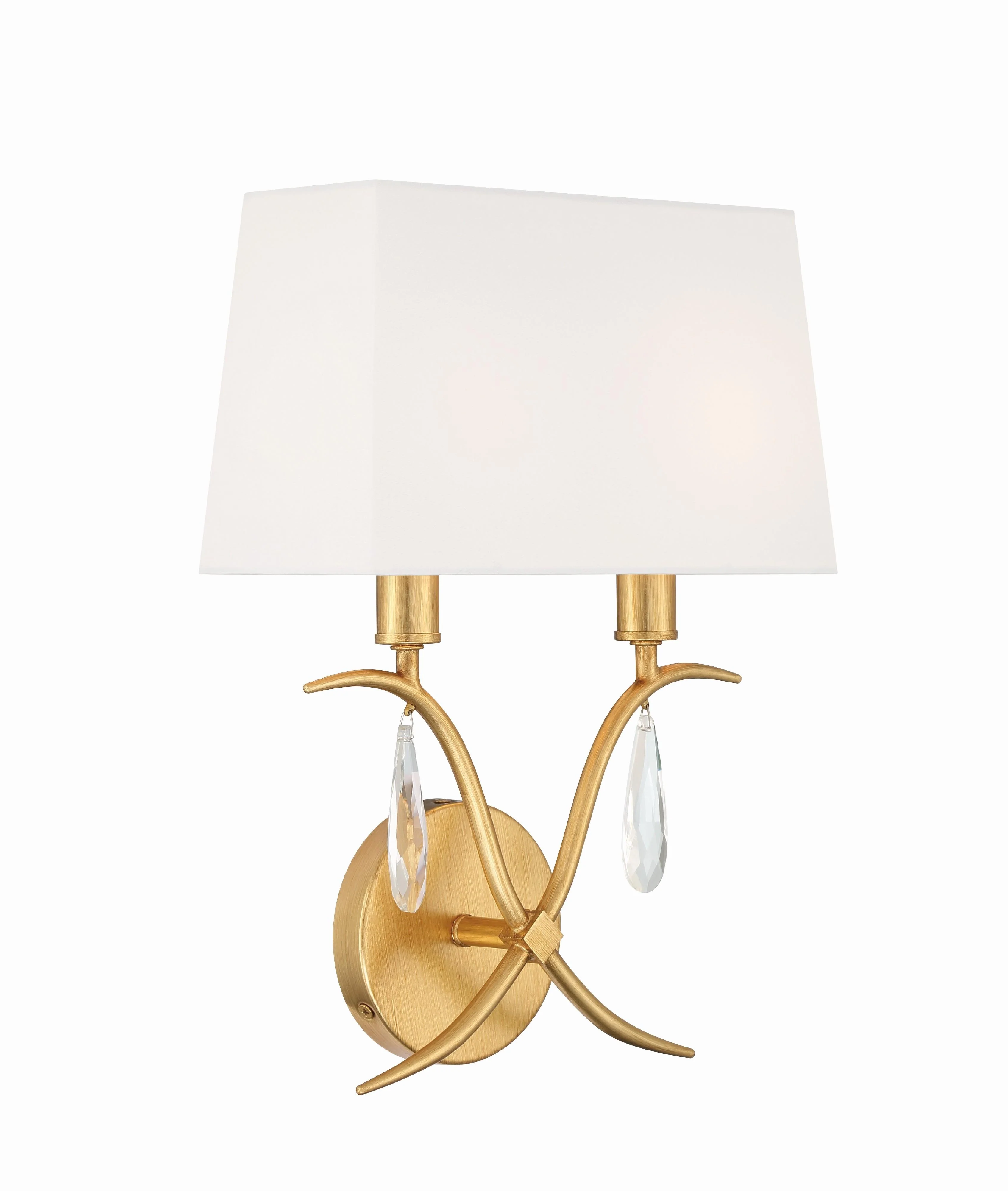 Crystorama Rollins 10'' Antique Gold Sconce - Image 6