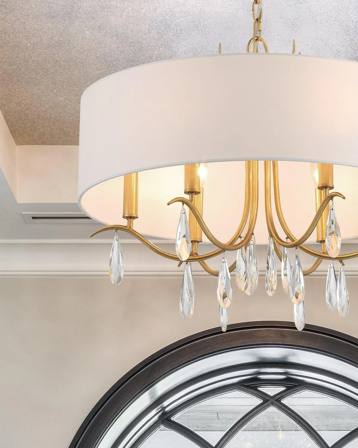 Crystorama Rollins 24'' Antique Gold Chandelier - Image 8