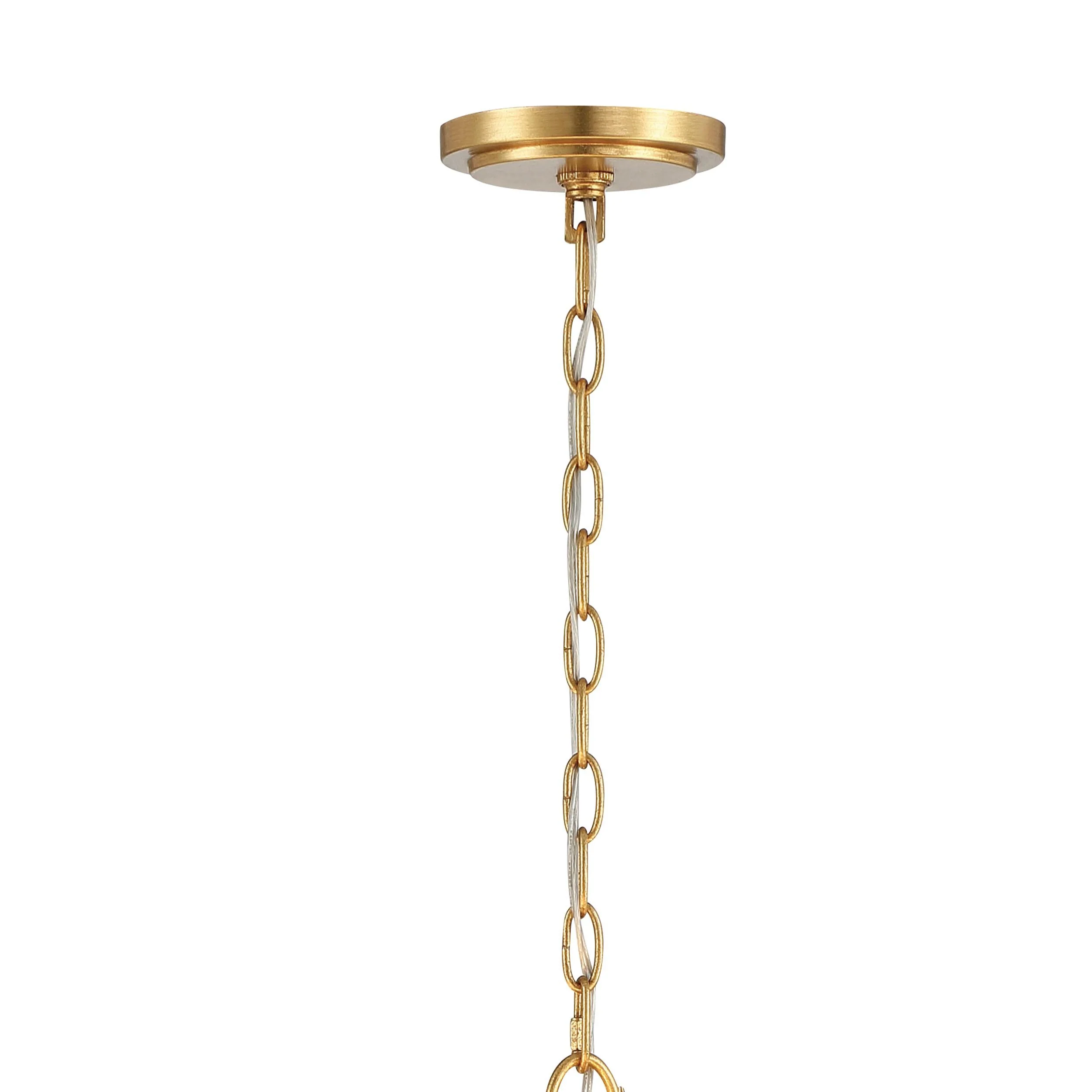 Crystorama Rollins 32'' Antique Gold Chandelier - Image 2
