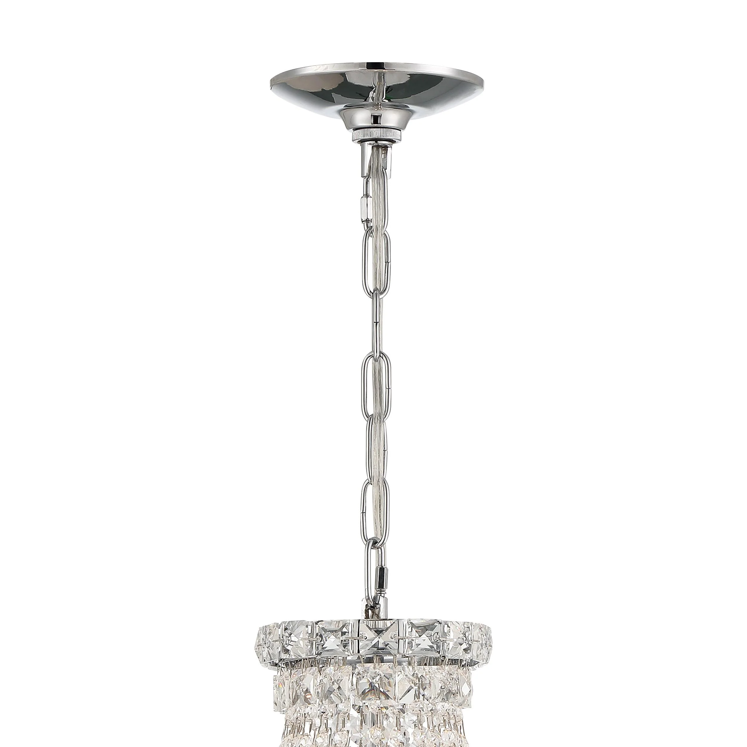Crystorama Roslyn 12'' Polished Chrome Chandelier - Image 7