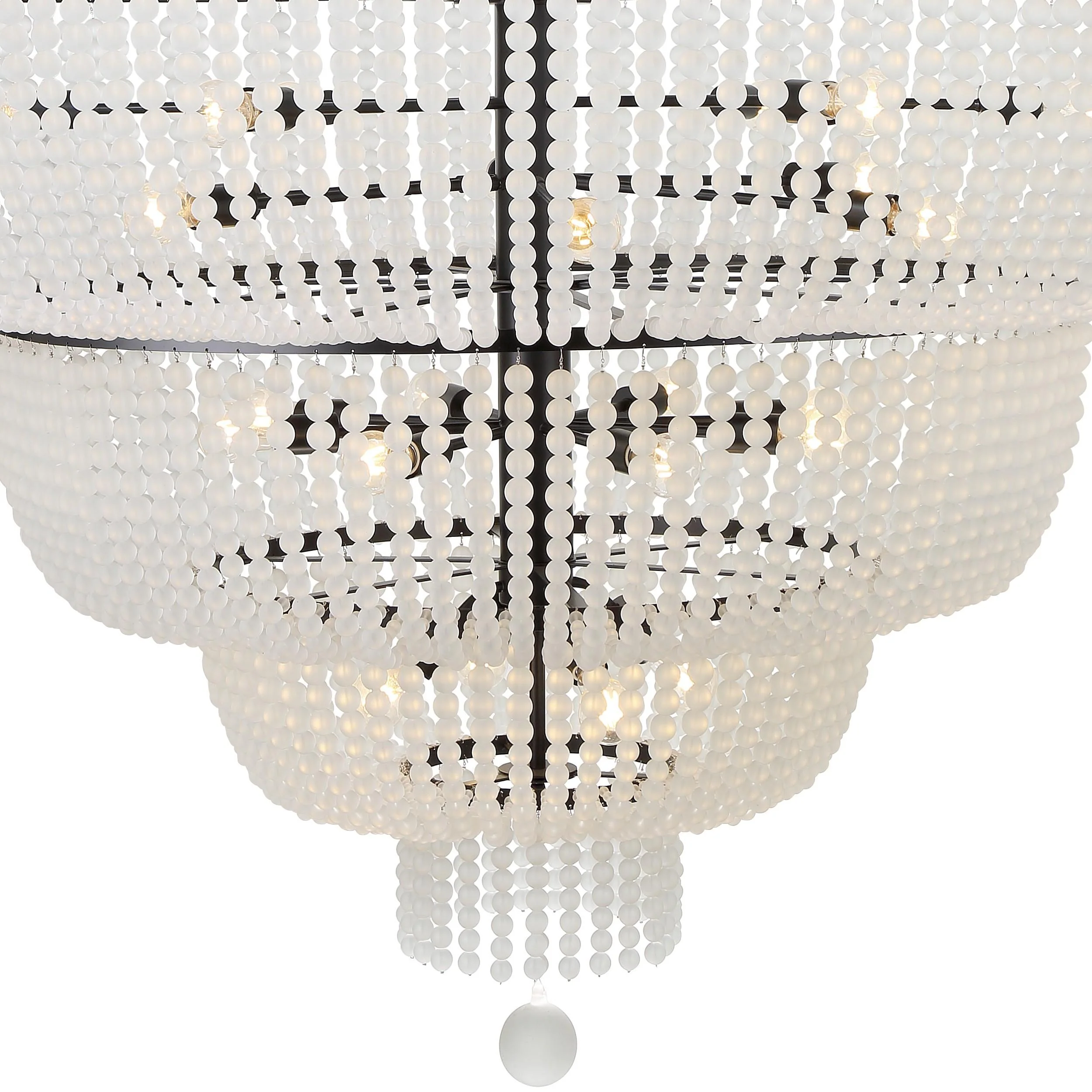 Crystorama Rylee 60'' Matte Black Chandelier - Image 2