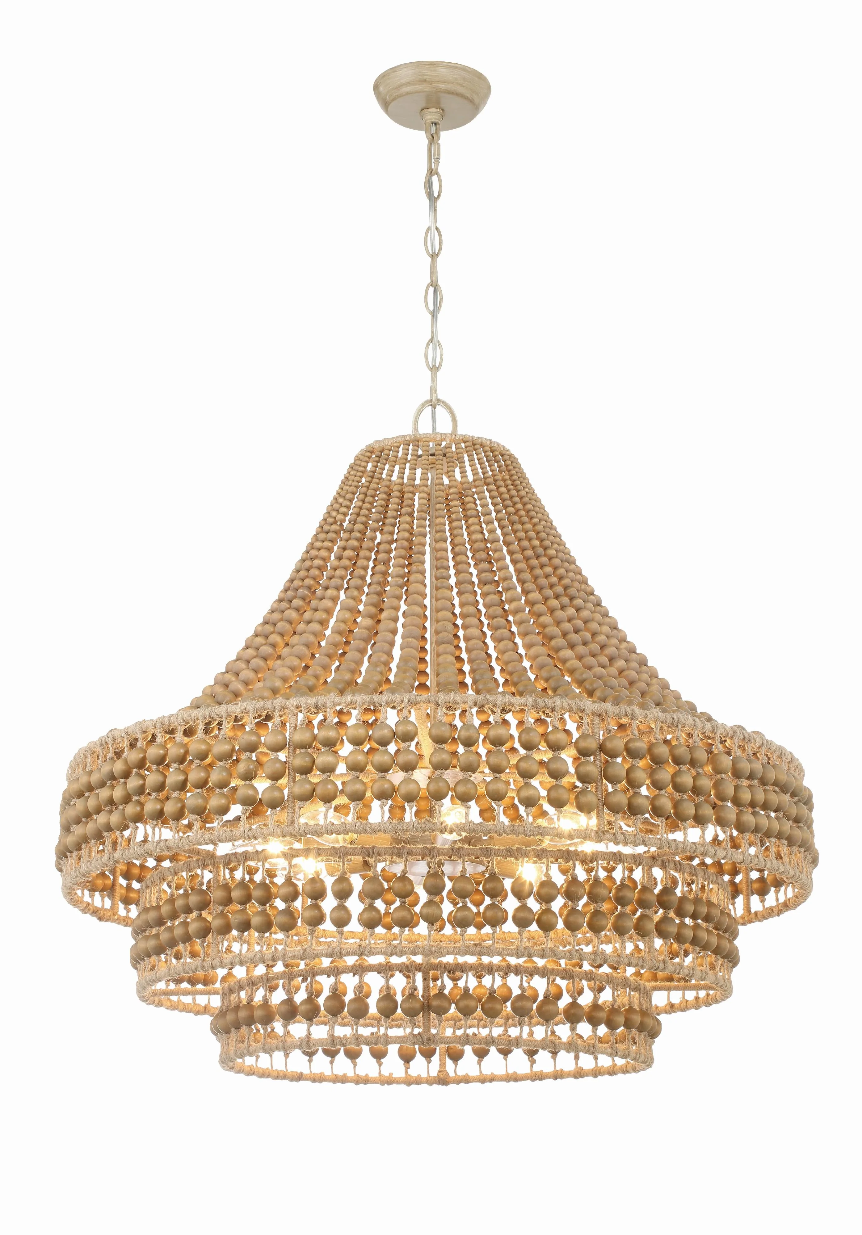 Crystorama Silas 30'' Burnished Silver Chandelier - Image 4