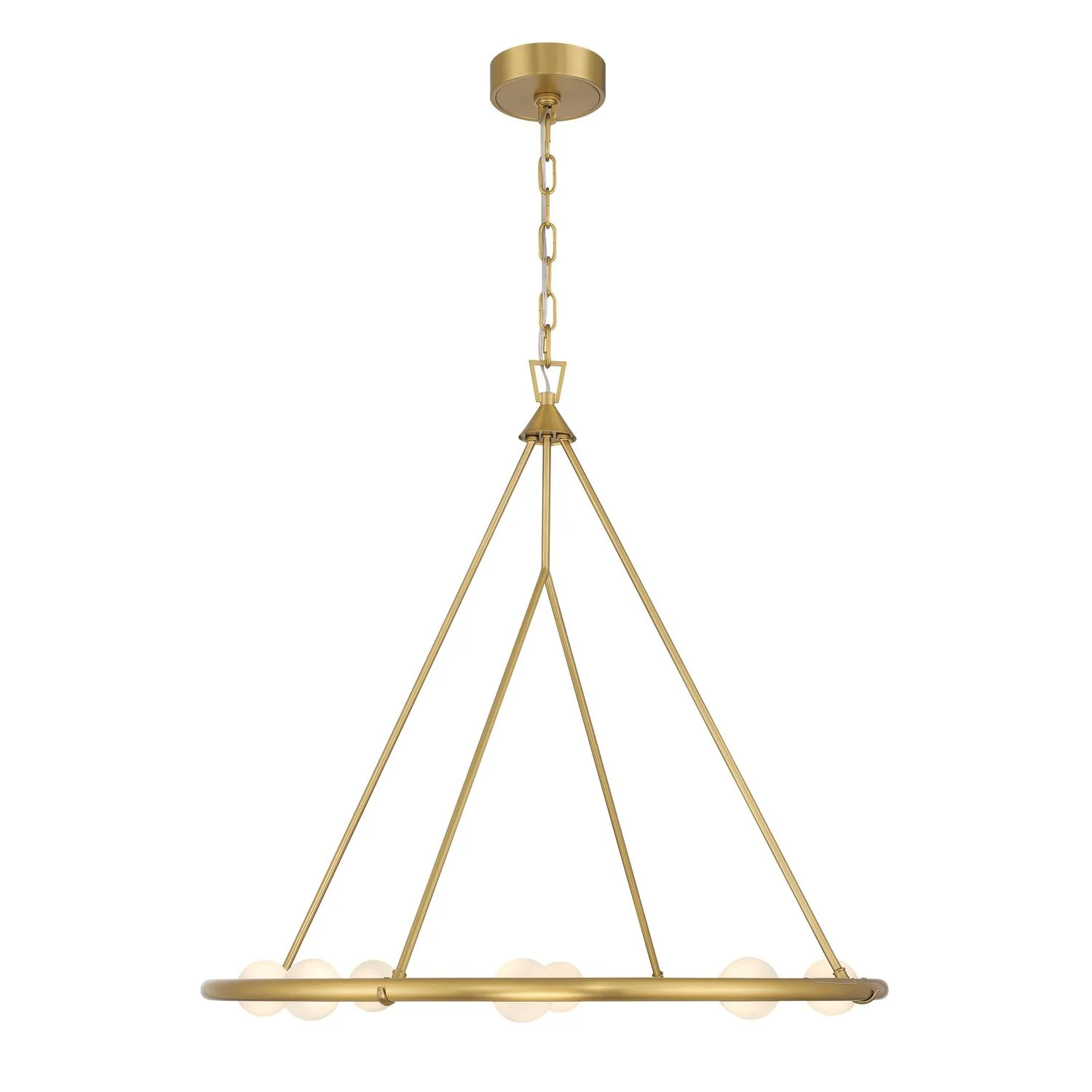 Crystorama Terrell 29.5'' Led Luxe Gold Chandelier - Image 3