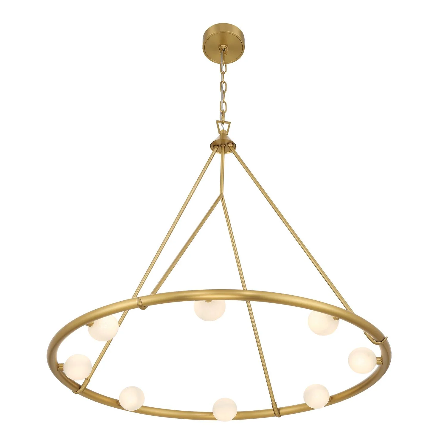 Crystorama Terrell 29.5'' Led Luxe Gold Chandelier - Image 4