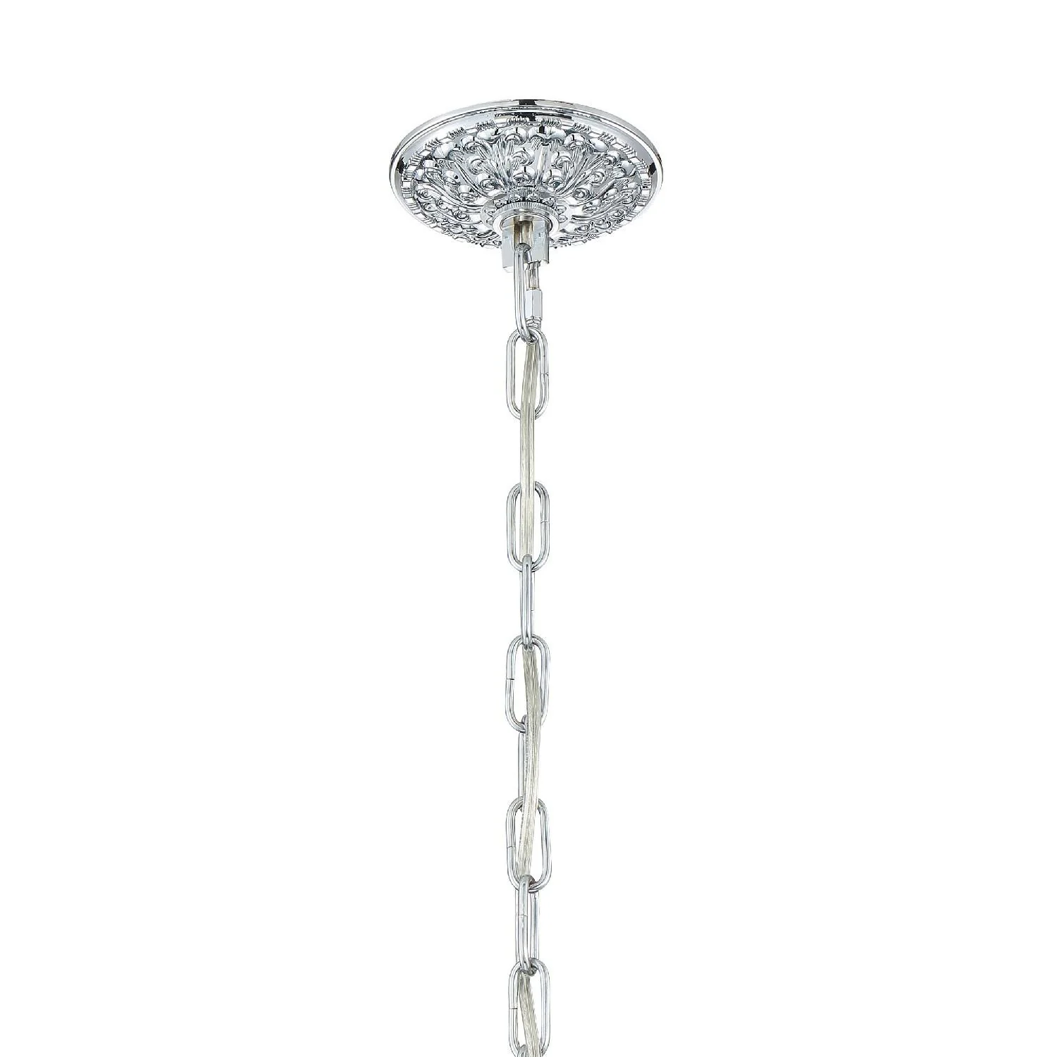 Crystorama Traditional Crystal 22'' Swarovski Spectra Crystal Polished Chrome Chandelier - Image 4