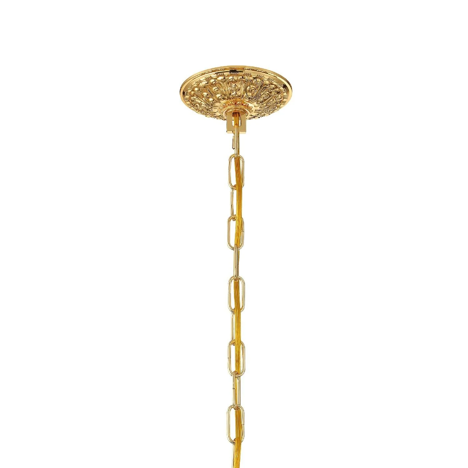 Crystorama Traditional Crystal 22'' Swarovski Strass Crystal Polished Brass Chandelier - Image 3