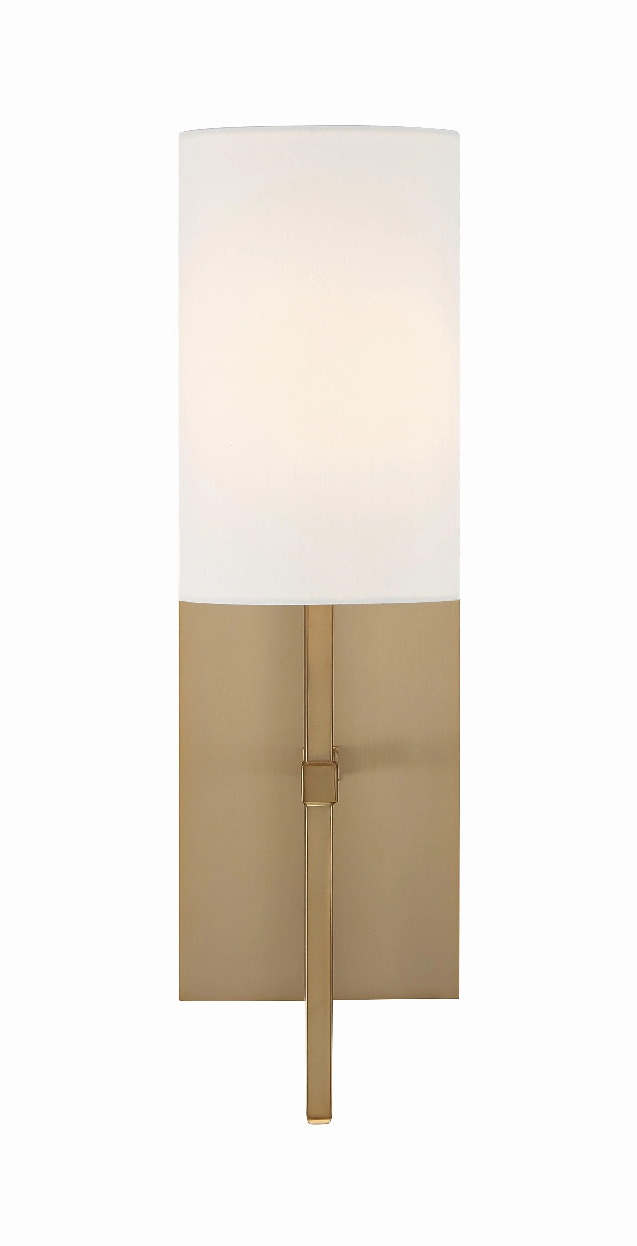 Crystorama Veronica 5'' Aged Brass Sconce