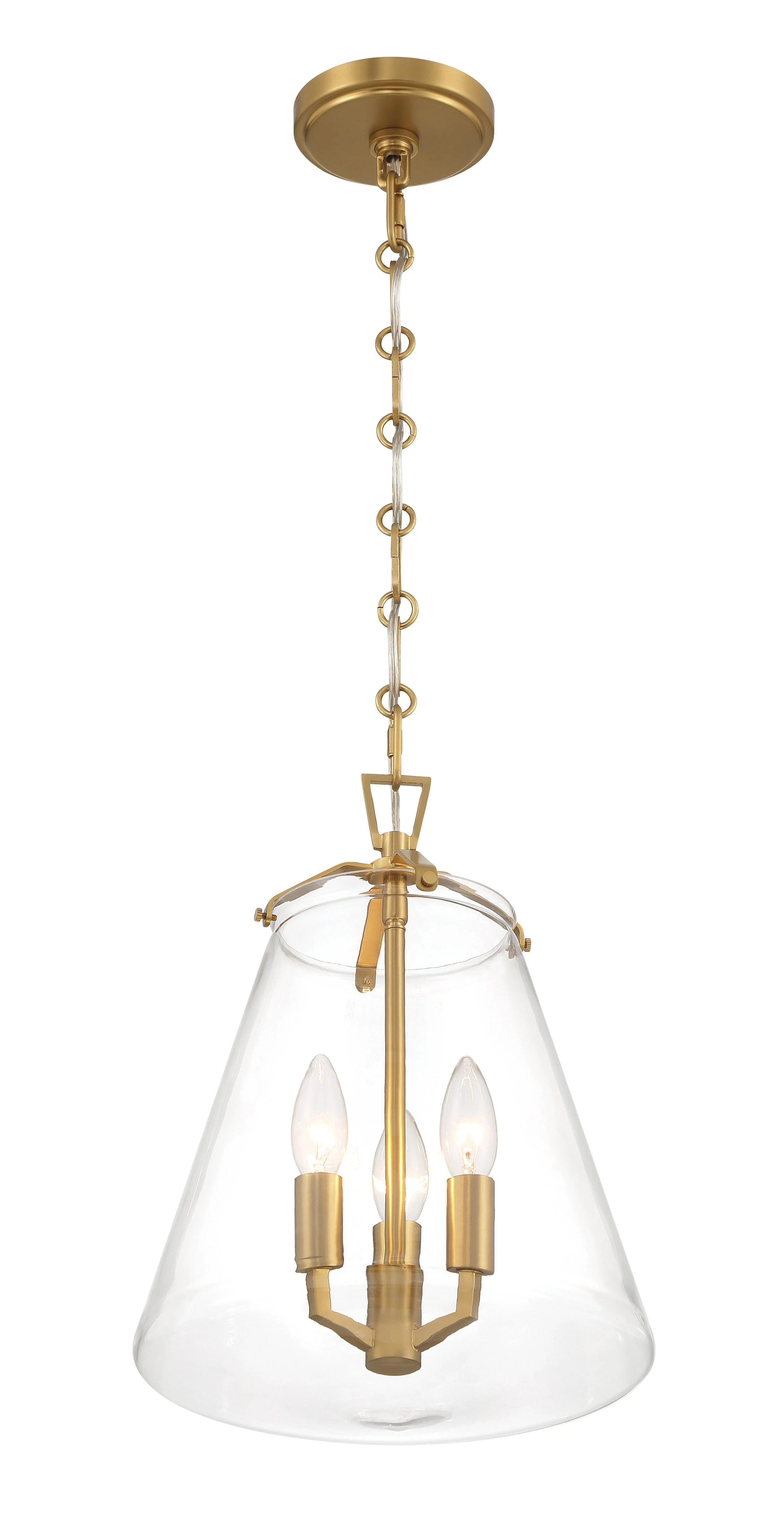 Crystorama Voss 11'' Luxe Gold Pendant - Image 6